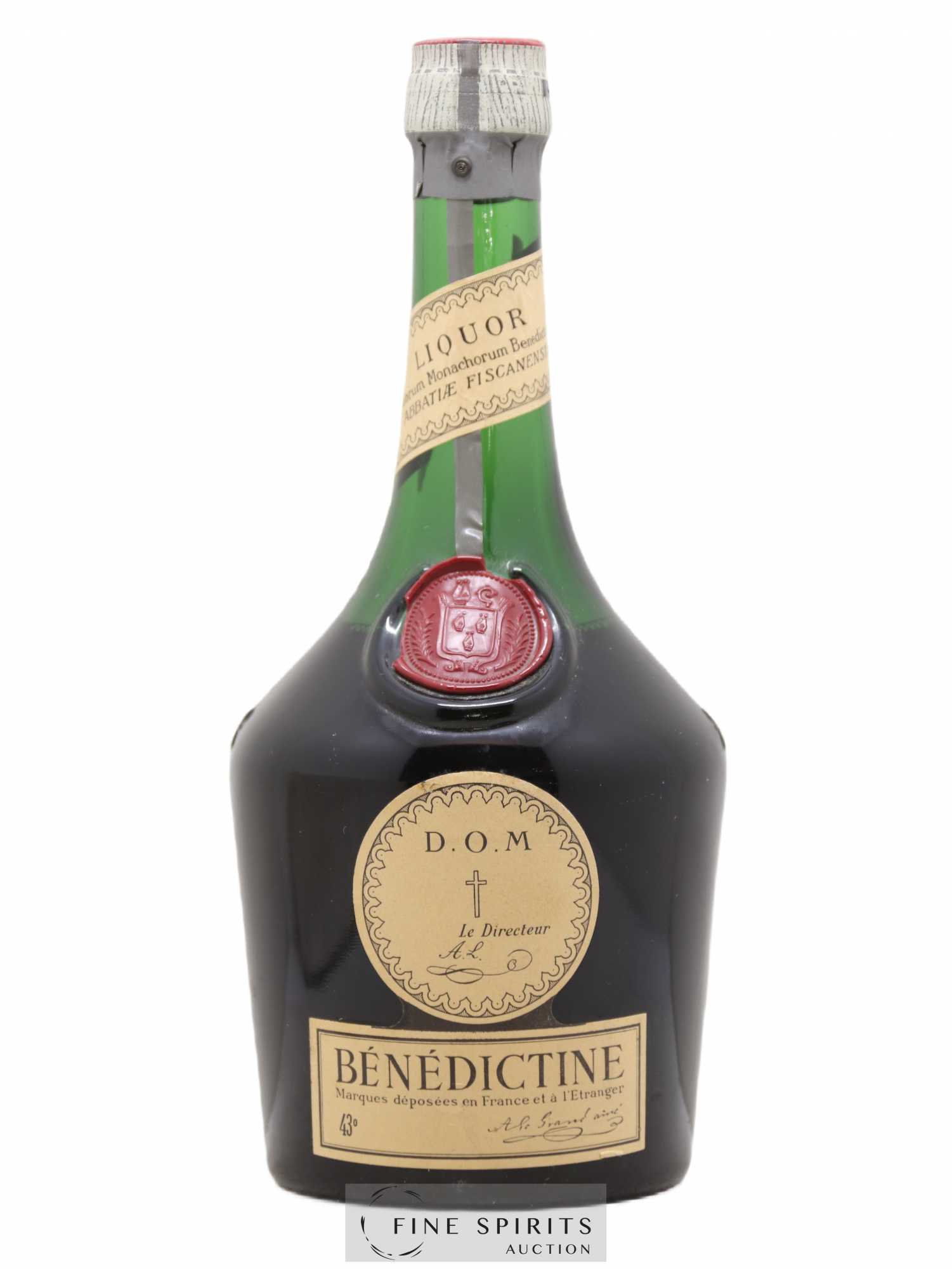 Bénédictine Of. Red Wax - Posten von 1 Flasche - 0