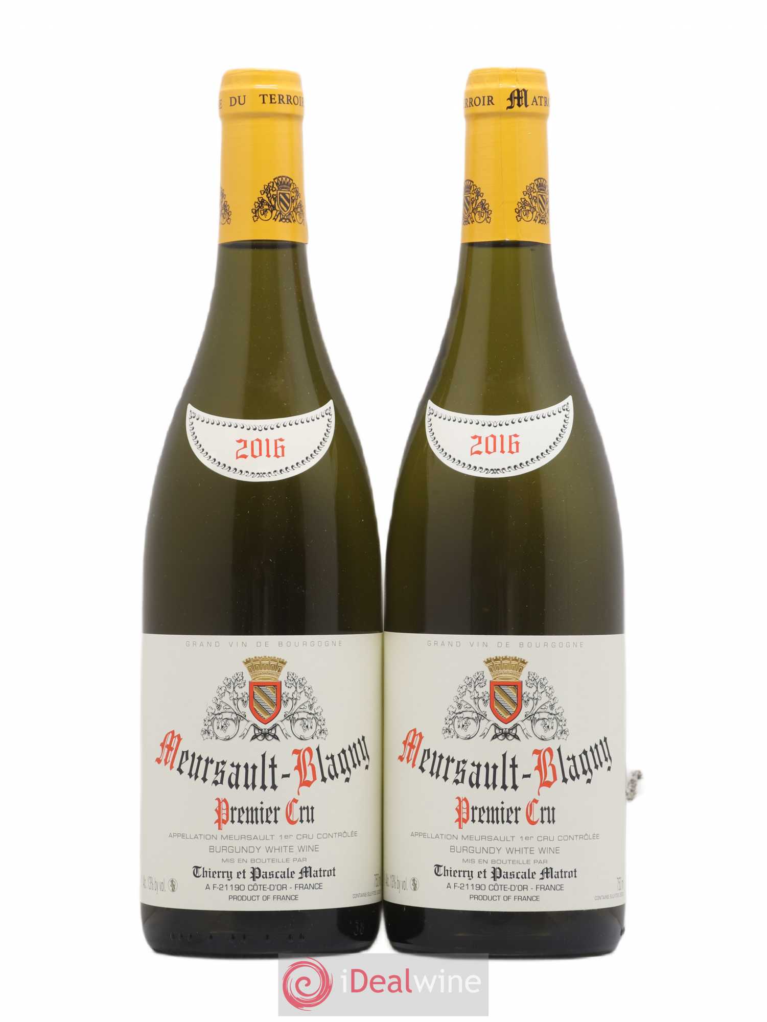 Meursault 1er Cru Blagny Domaine Matrot 2016 - Posten von 2 Flaschen - 0