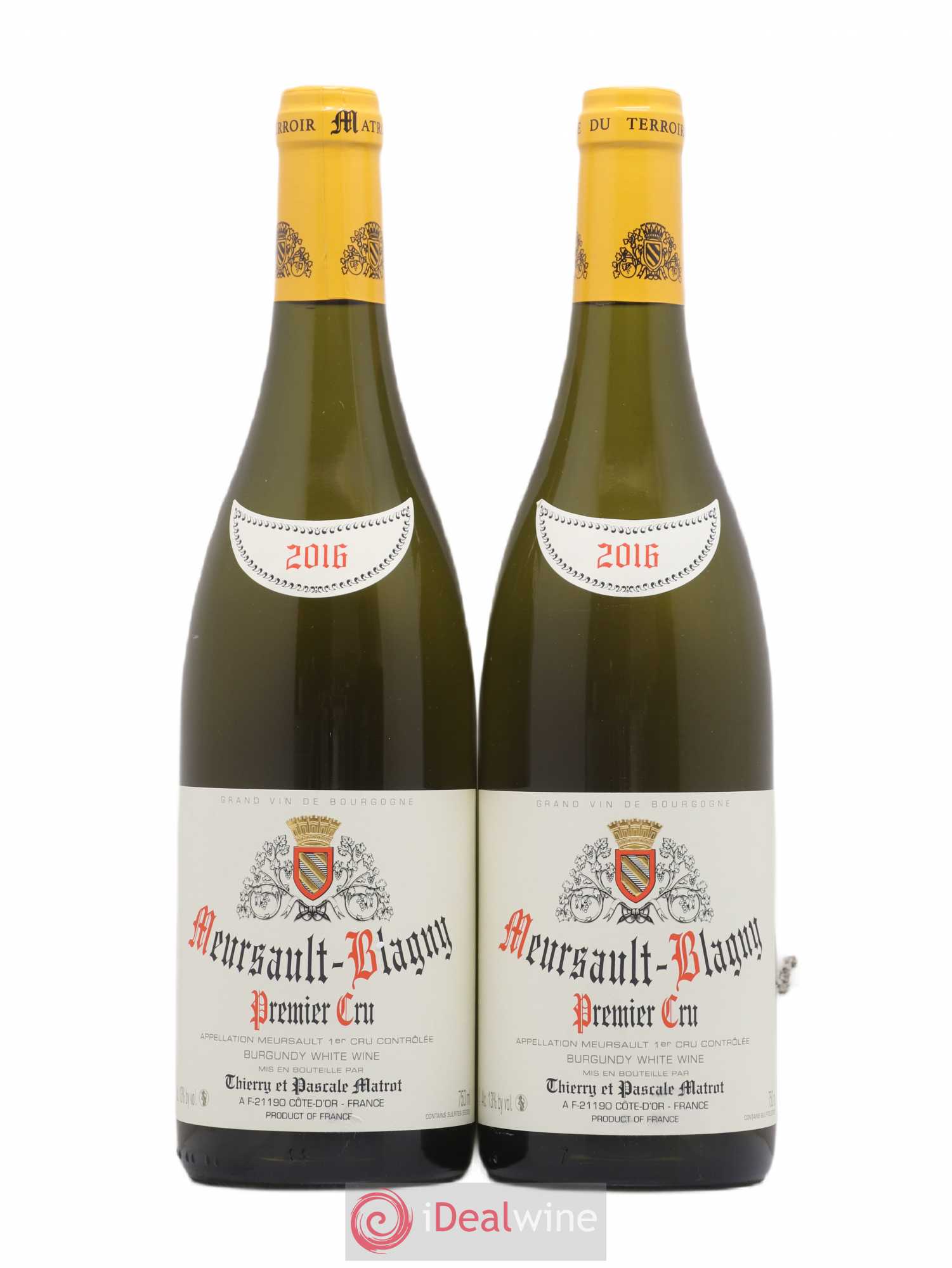 Meursault 1er Cru Blagny Domaine Matrot 2016 - Posten von 2 Flaschen - 0