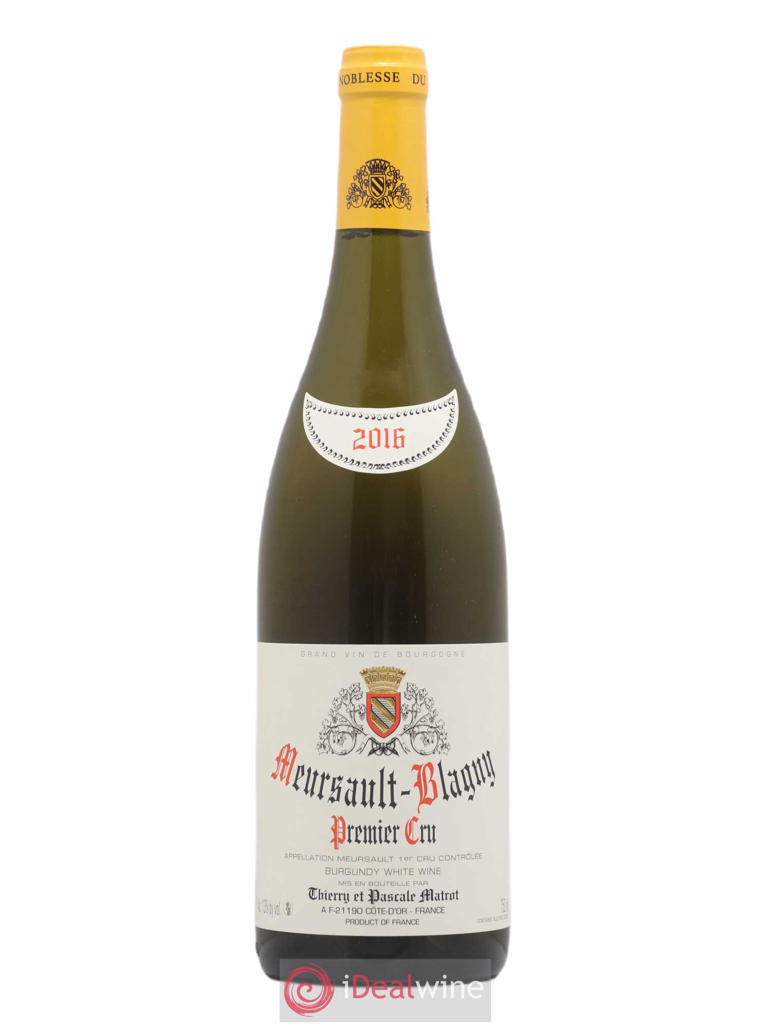 Meursault 1er Cru Blagny Domaine Matrot 2016 - Posten von 1 Flasche - 0