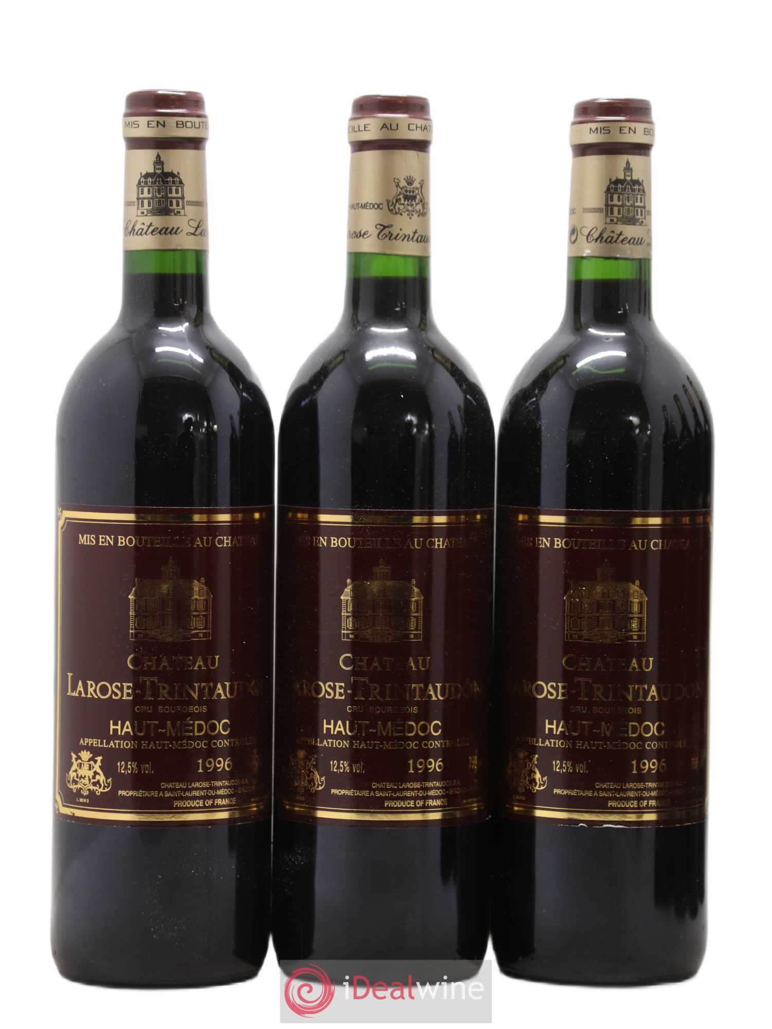 Château Larose Trintaudon Cru Bourgeois 1996 - Lot de 12 bouteilles - 1