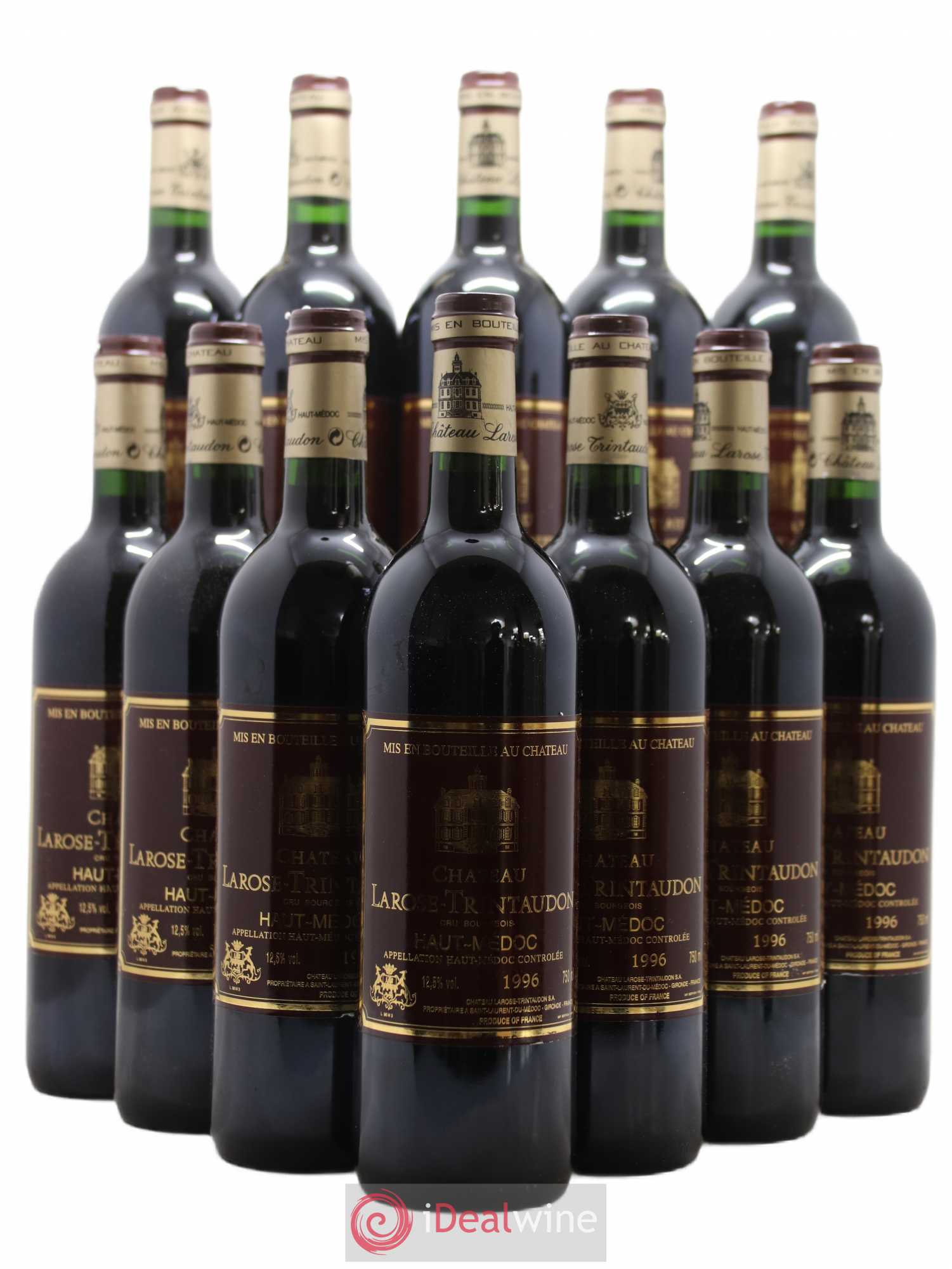Château Larose Trintaudon Cru Bourgeois 1996 - Lot de 12 bouteilles - 0