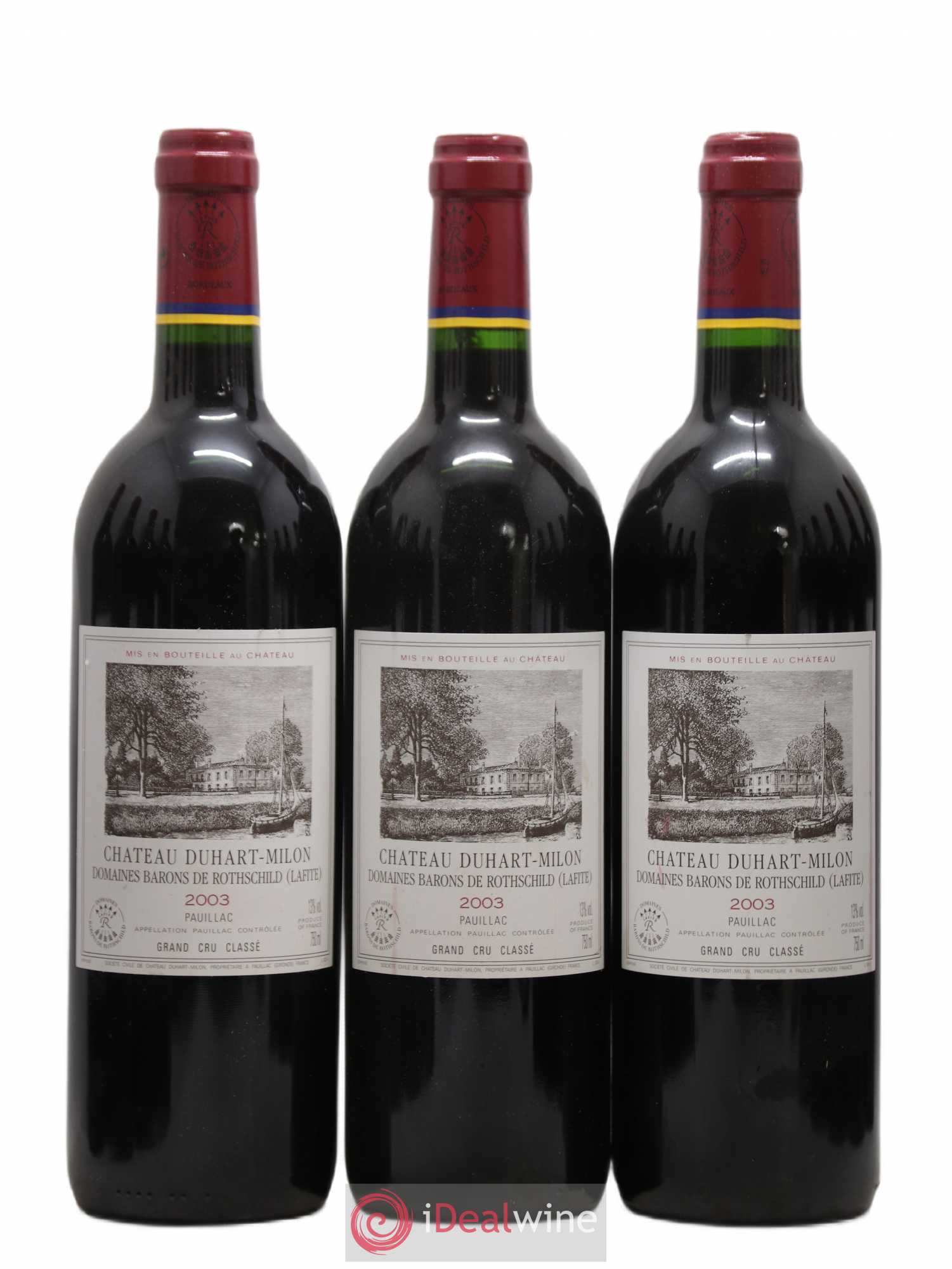 Château Duhart-Milon 4ème Grand Cru Classé 2003 - Lot de 12 bouteilles - 1