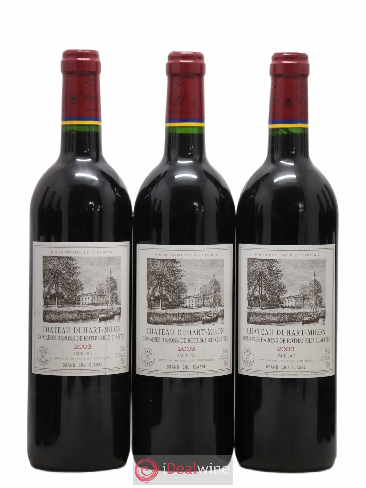 Château Duhart-Milon 4ème Grand Cru Classé 2003 - Lot de 12 bouteilles - 2