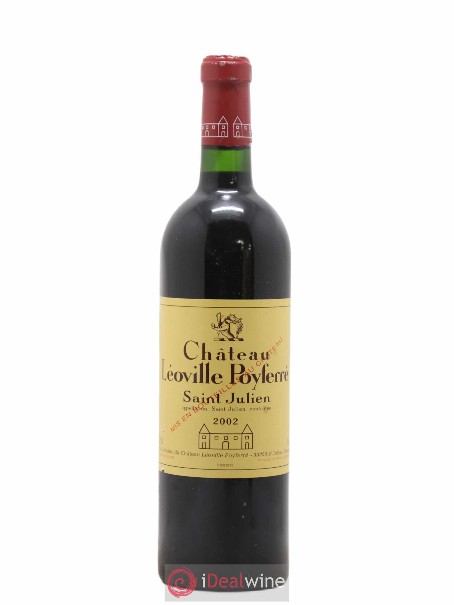 Château Léoville Poyferré 2ème Grand Cru Classé 2002 - Lot de 1 bouteille - 0
