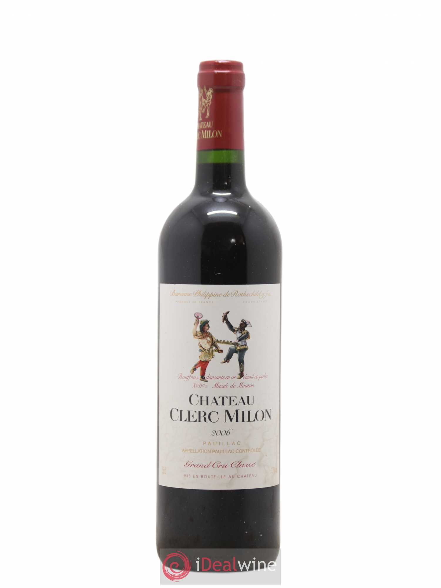 Château Clerc Milon 5ème Grand Cru Classé 2006 - Lot de 1 bouteille - 0