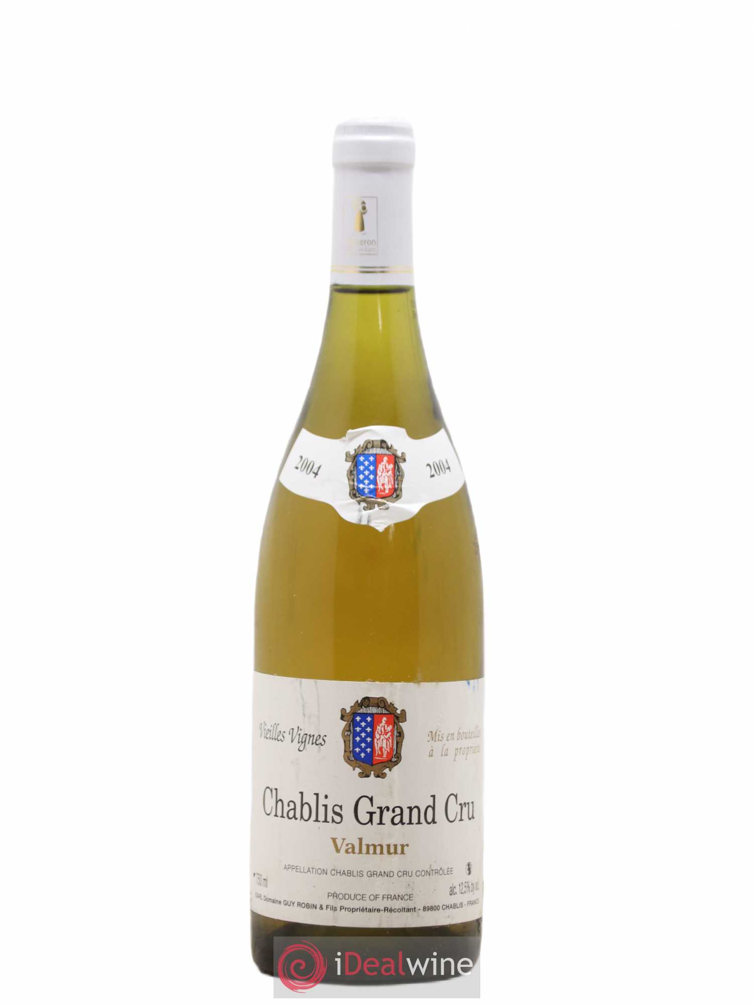 Chablis Grand Cru Valmur Vieilles Vignes Guy Robin 2004 - Posten von 1 Flasche - 0