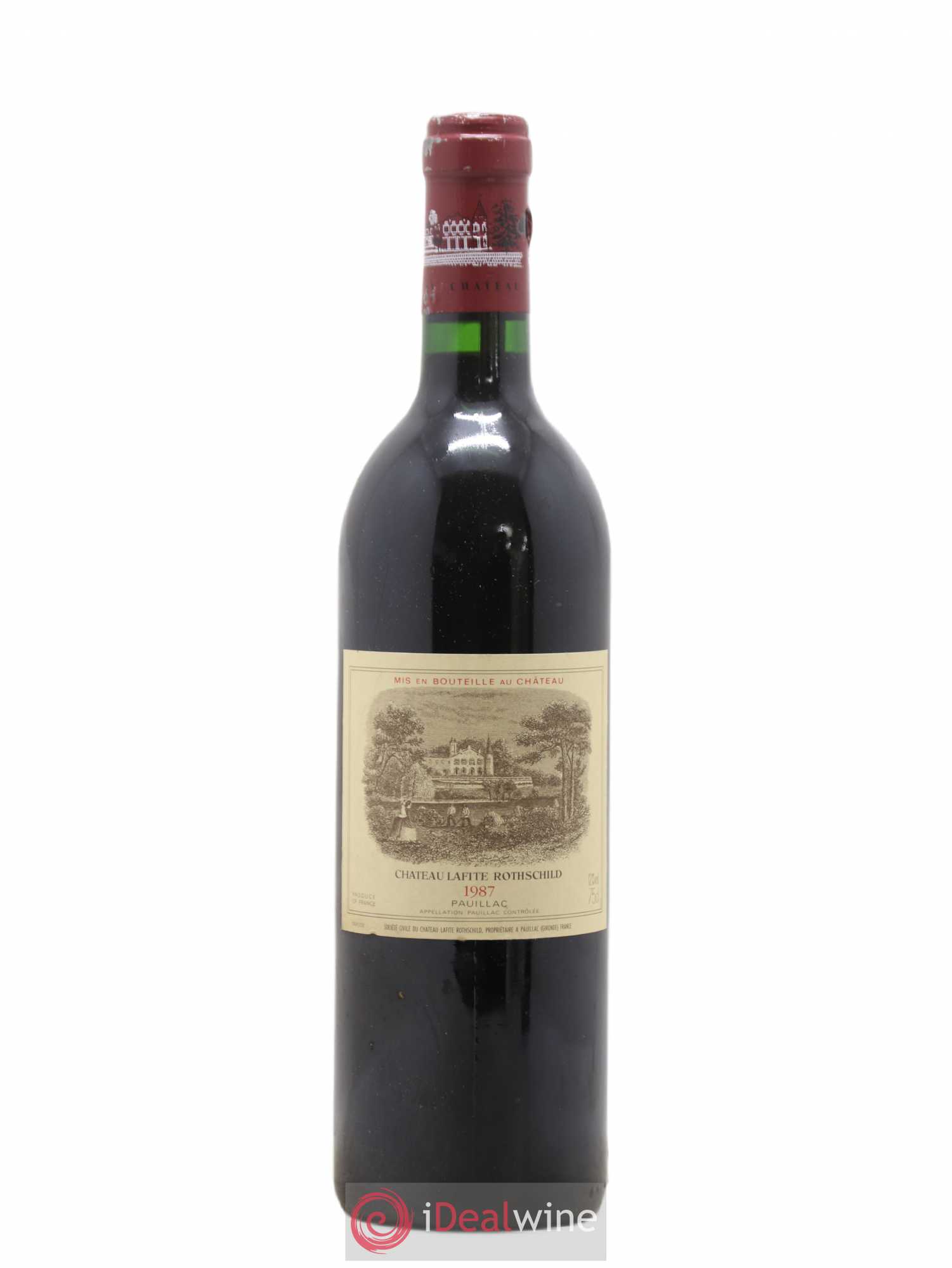 Château Lafite Rothschild 1er Grand Cru Classé 1987 - Lot de 1 bouteille - 0