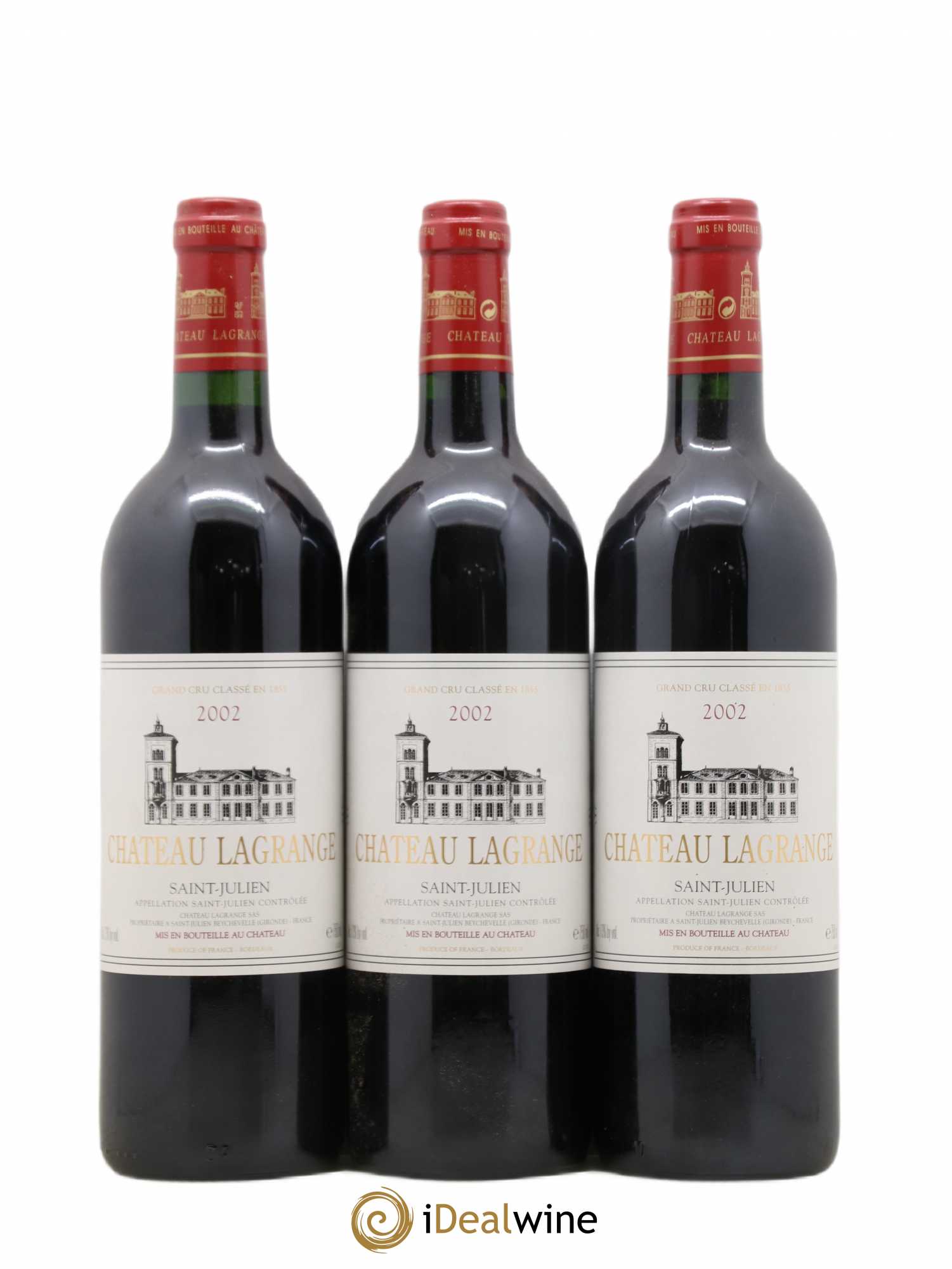 Château Lagrange 3ème Grand Cru Classé 2002 - Lot de 6 bouteilles - 1