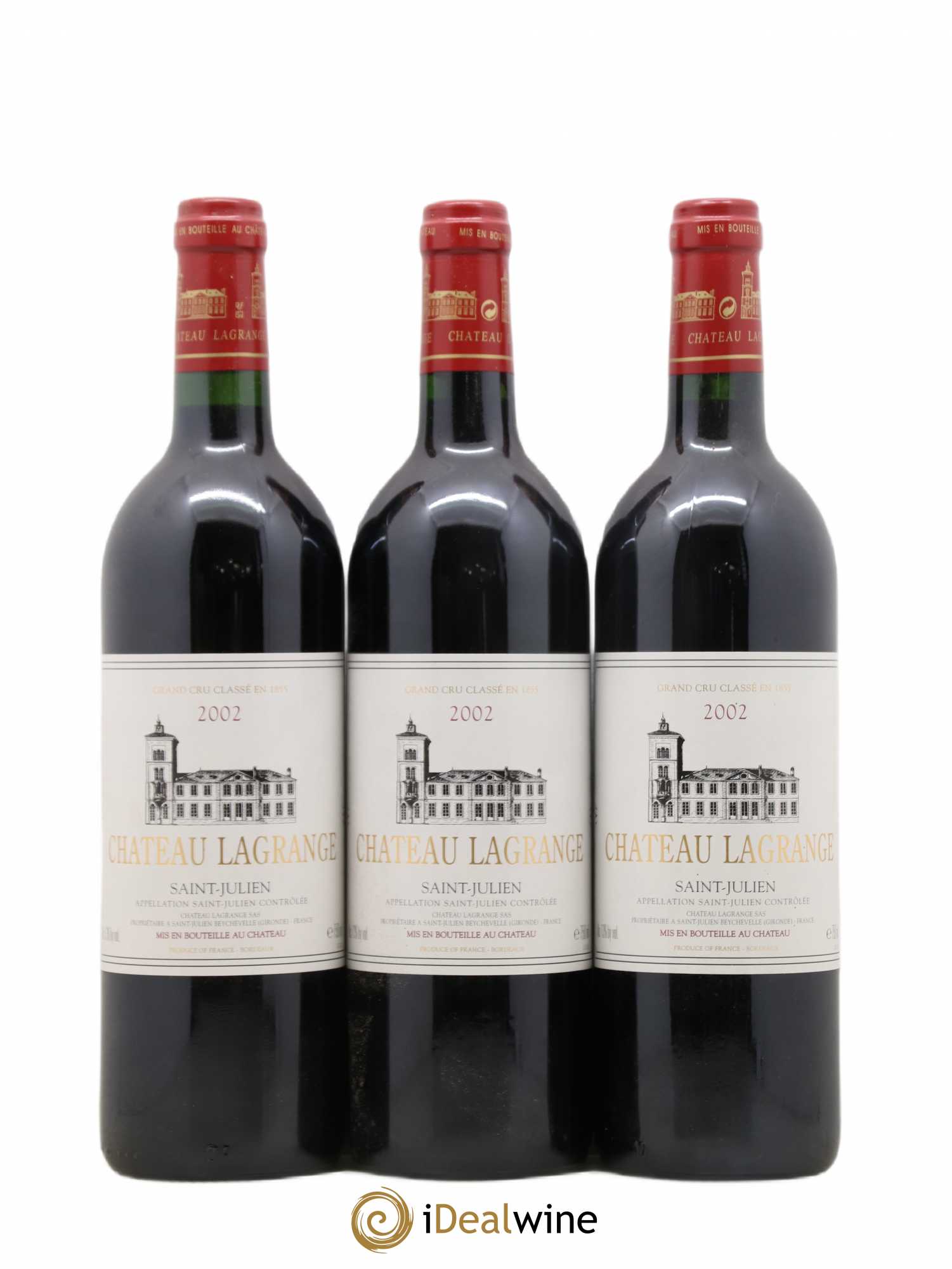 Château Lagrange 3ème Grand Cru Classé 2002 - Lot de 6 bouteilles - 2