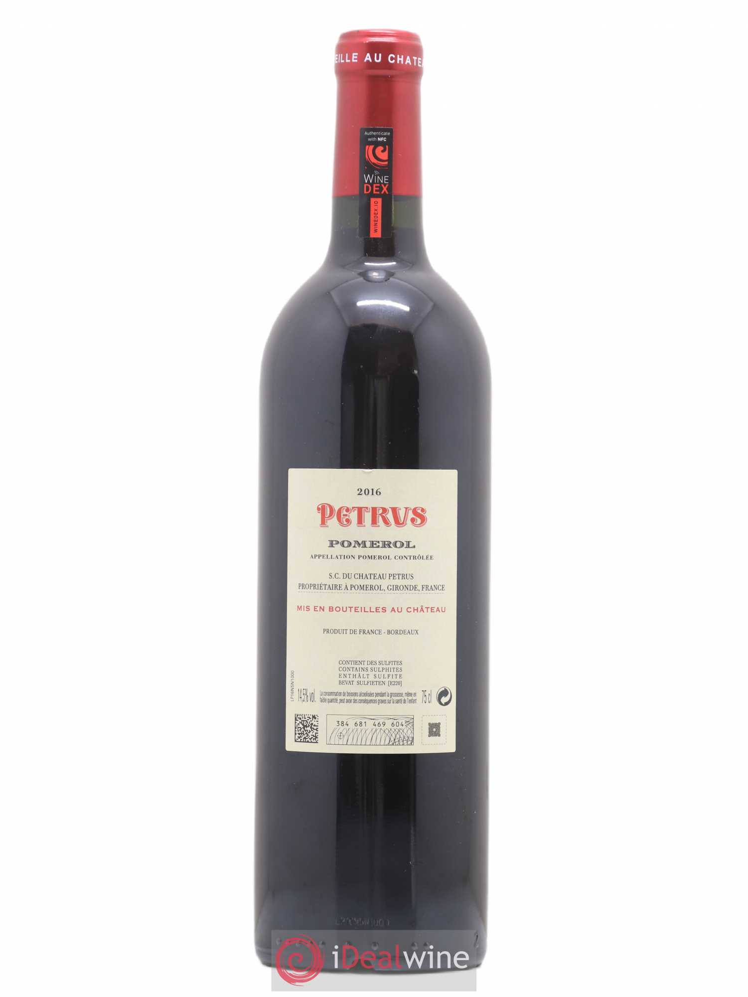 Petrus 2016 - Lot de 1 bouteille - 1