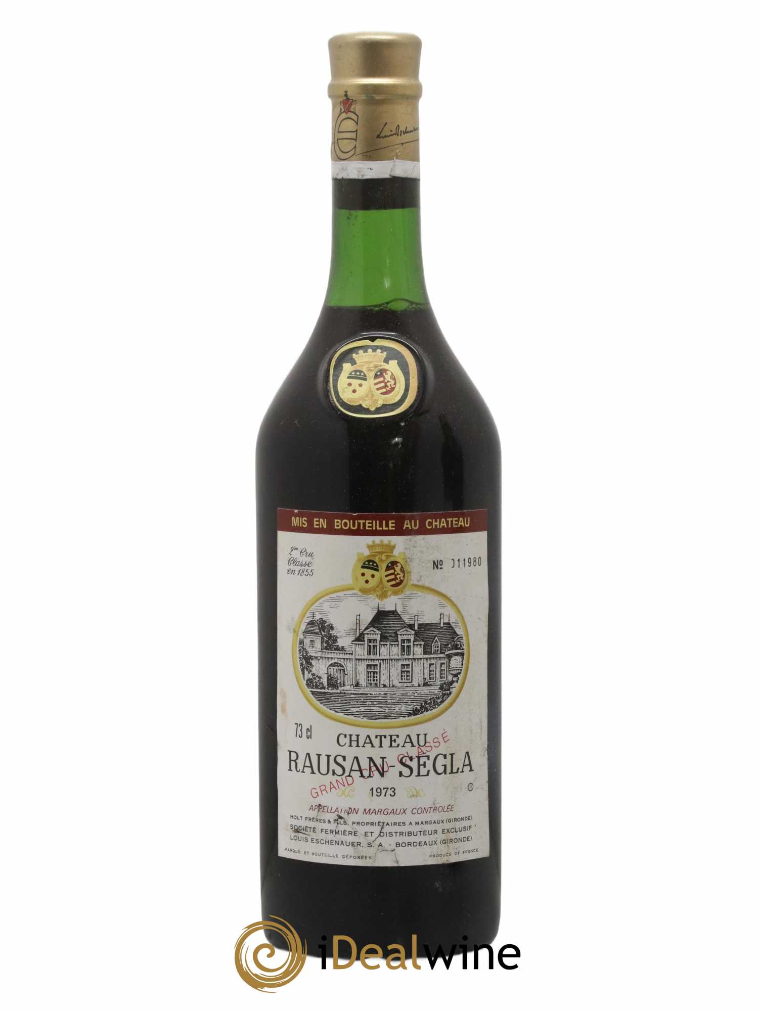 Château Rauzan Ségla Grand Cru Classé 1973 - Lot de 1 bouteille - 0