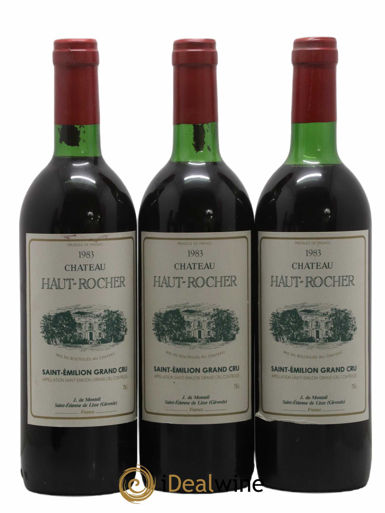 Saint-Émilion Grand Cru Château Haut Rocher 1983 - Lot de 6 bouteilles - 2