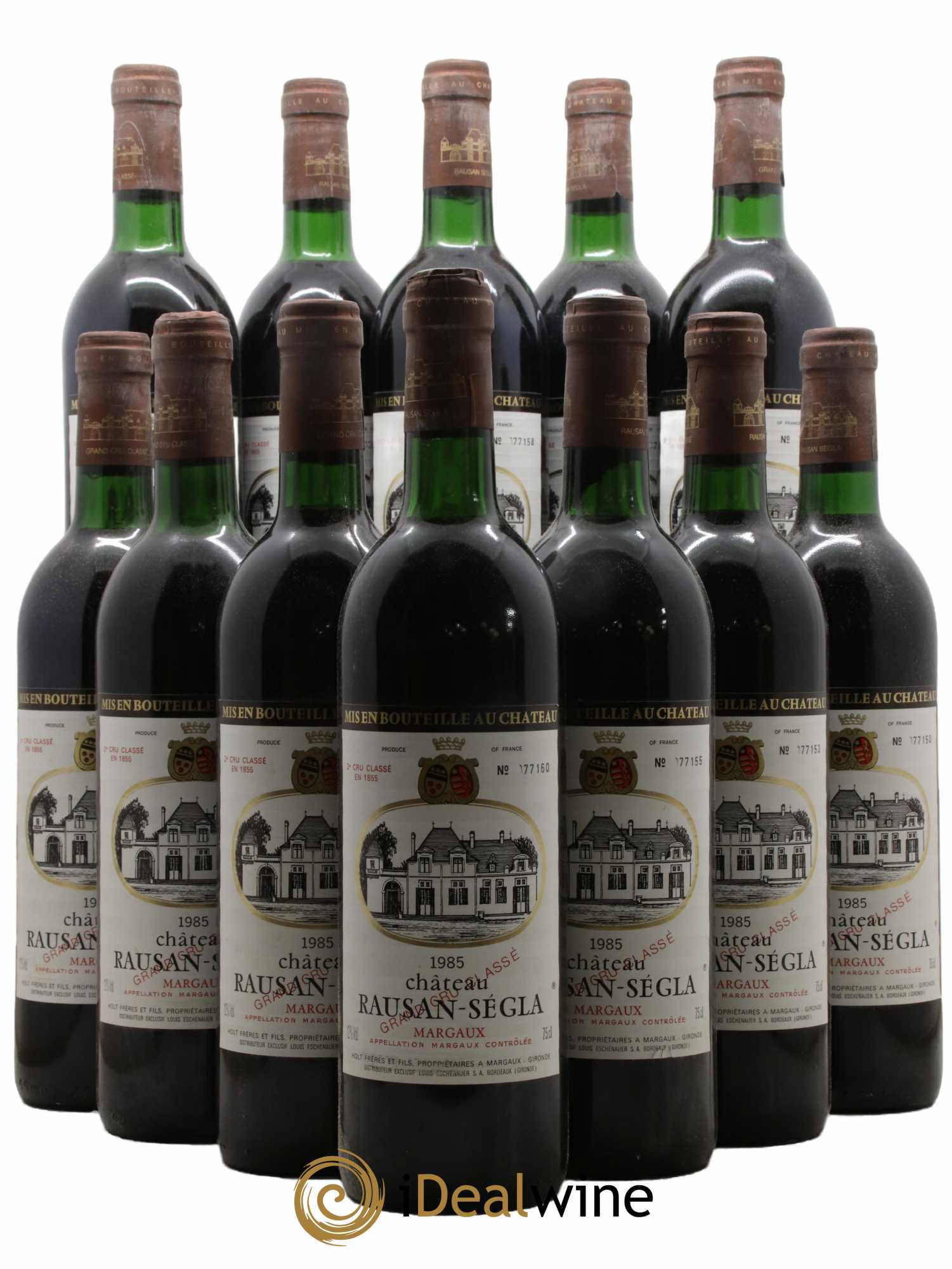 Château Rauzan Ségla Grand Cru Classé 1985 - Lot de 12 bouteilles - 0