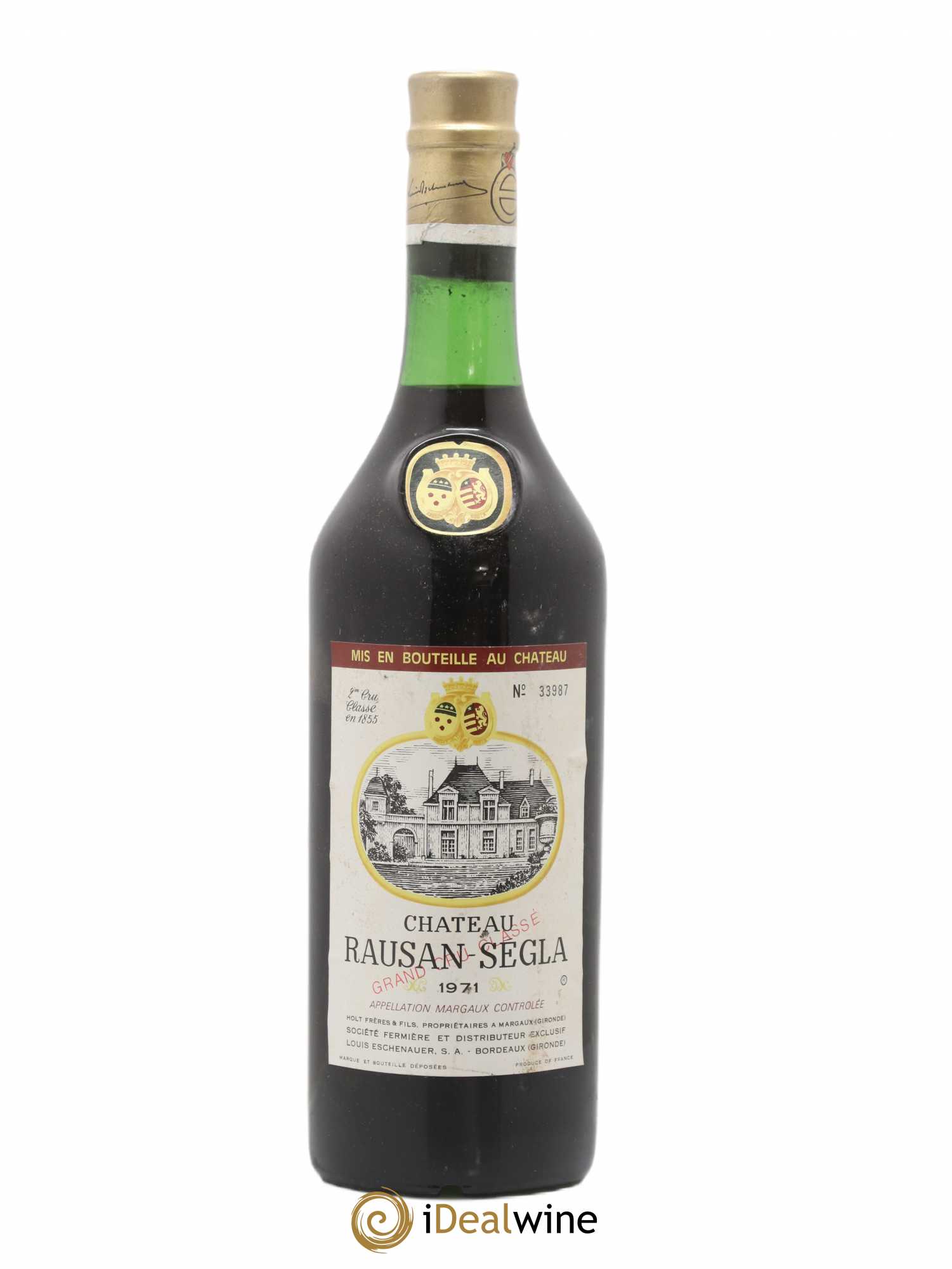 Château Rauzan Ségla Grand Cru Classé 1971 - Lot de 1 bouteille - 0