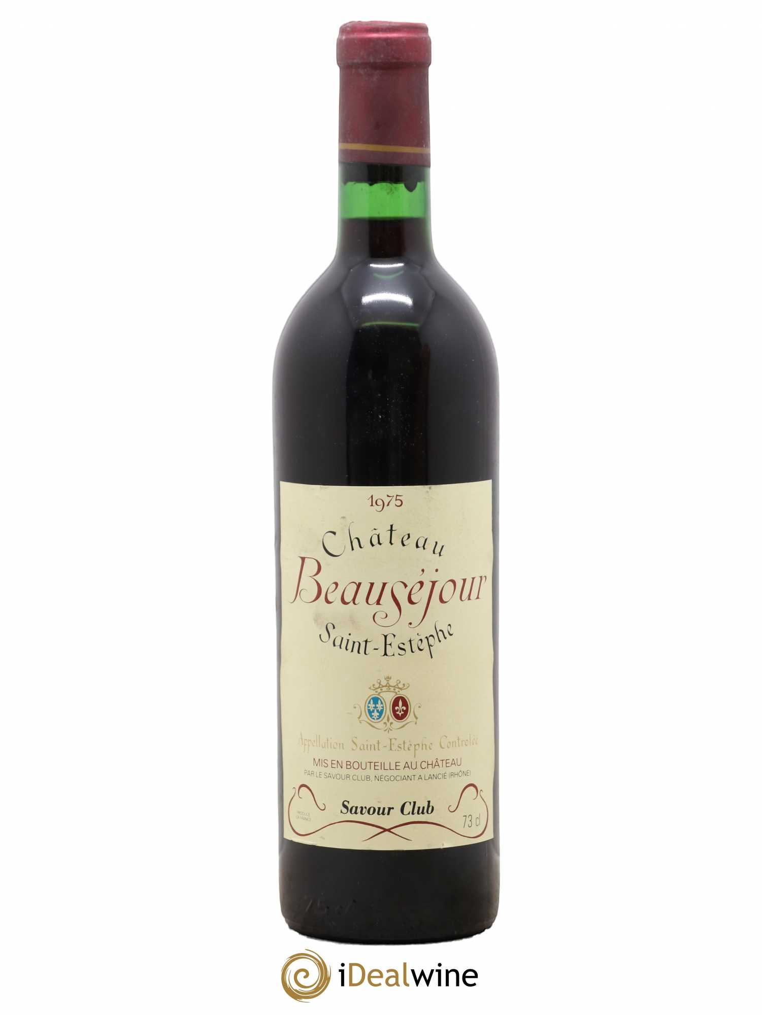 Saint-Estèphe Château Beauséjour Savour Club 1975 - Posten von 1 Flasche - 0