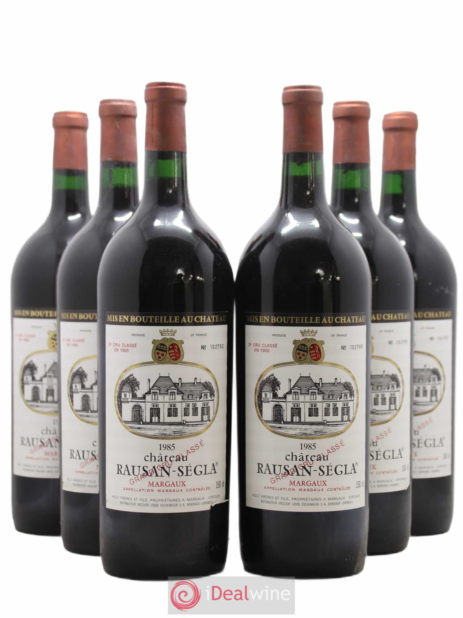 Château Rauzan Ségla Grand Cru Classé 1985 - Lot de 6 magnums - 0