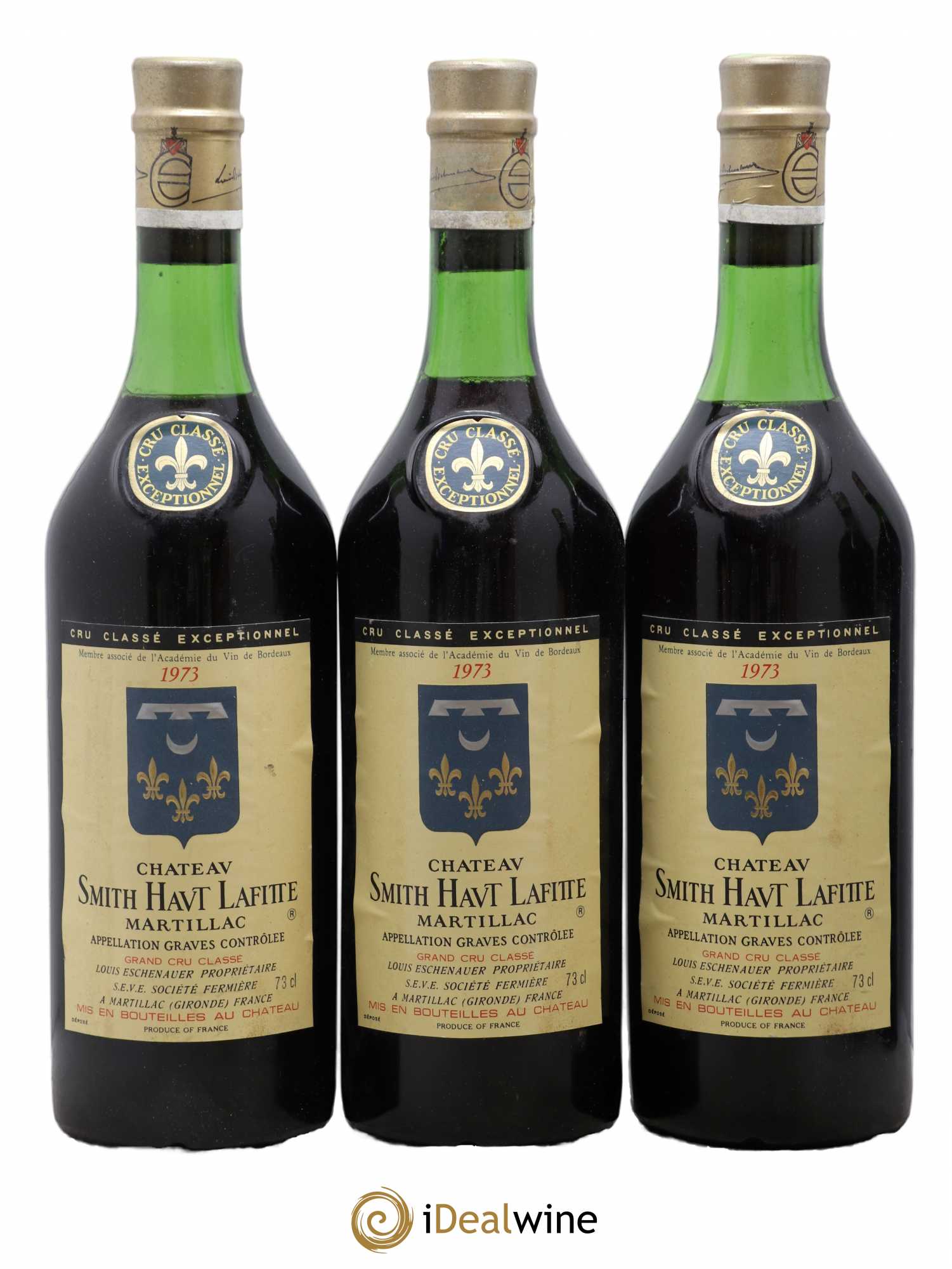 Château Smith Haut Lafitte Cru Classé de Graves 1973 - Lot de 6 bouteilles - 1