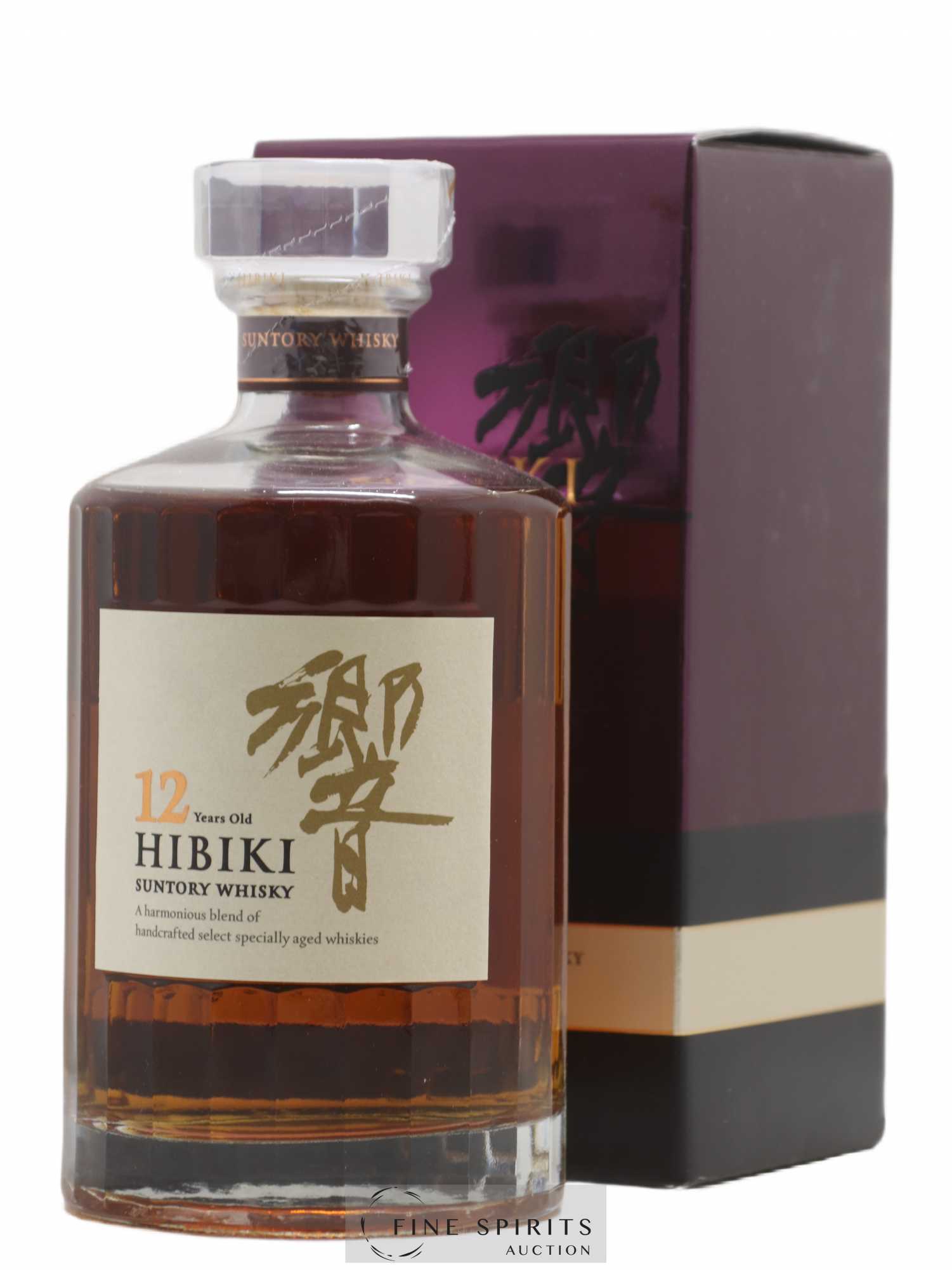 Hibiki 12 years Of. Suntory (70cl.) - Lot de 1 bouteille - 0