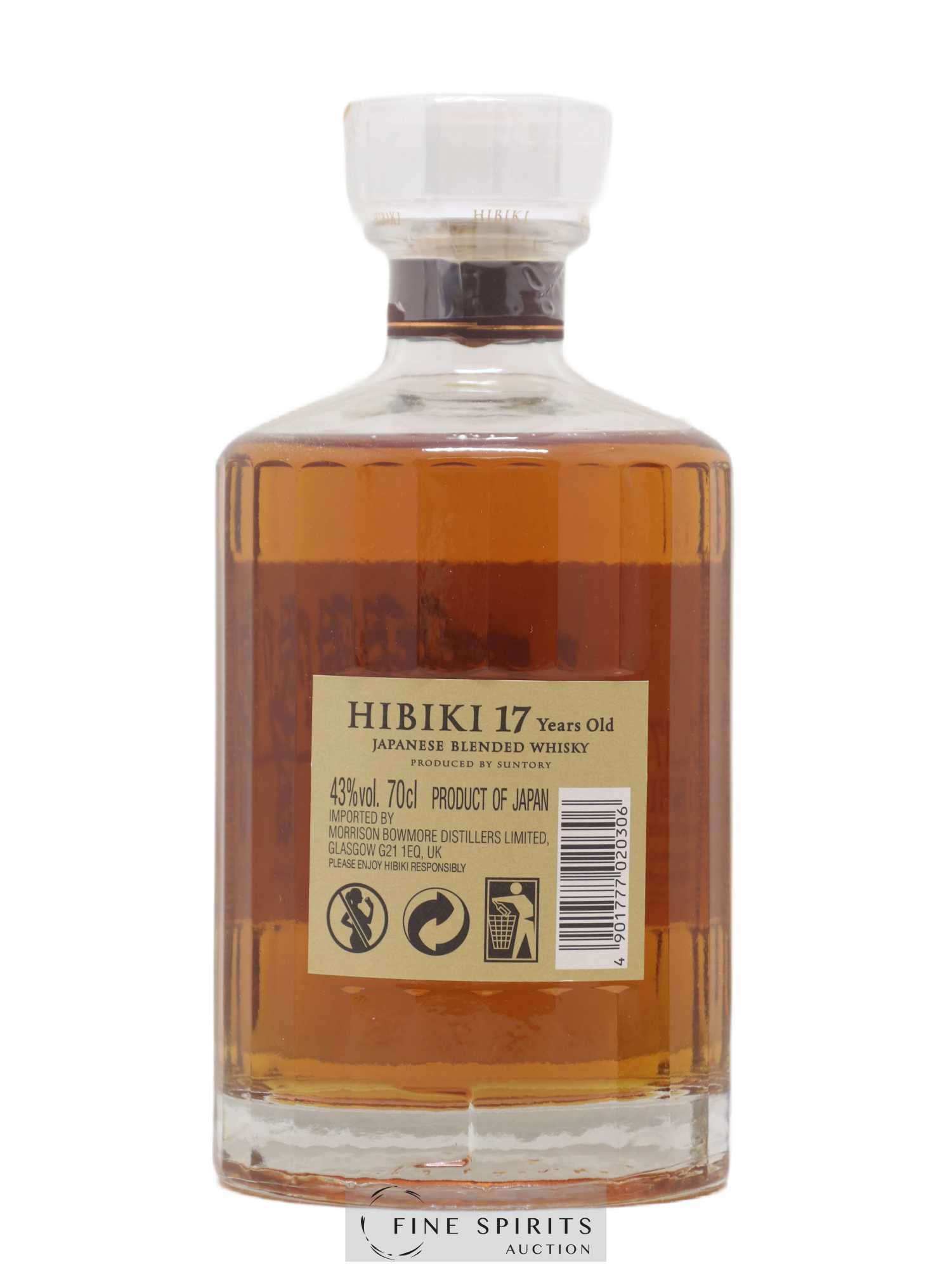 Hibiki 17 years Of. Suntory - Lotto di 1 bottiglia - 2