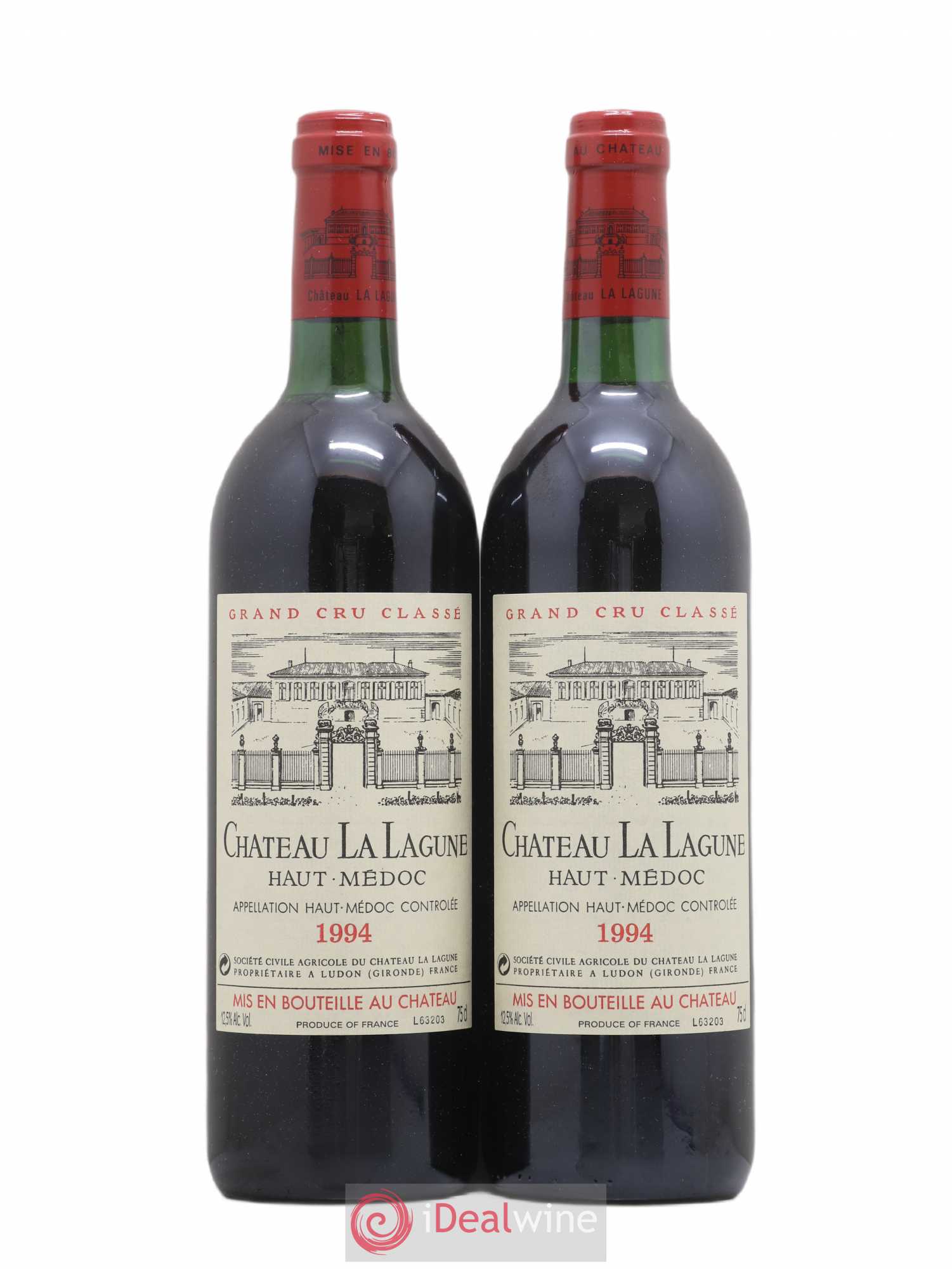 Château la Lagune 3ème Grand Cru Classé 1994 - Lot de 2 bouteilles - 0