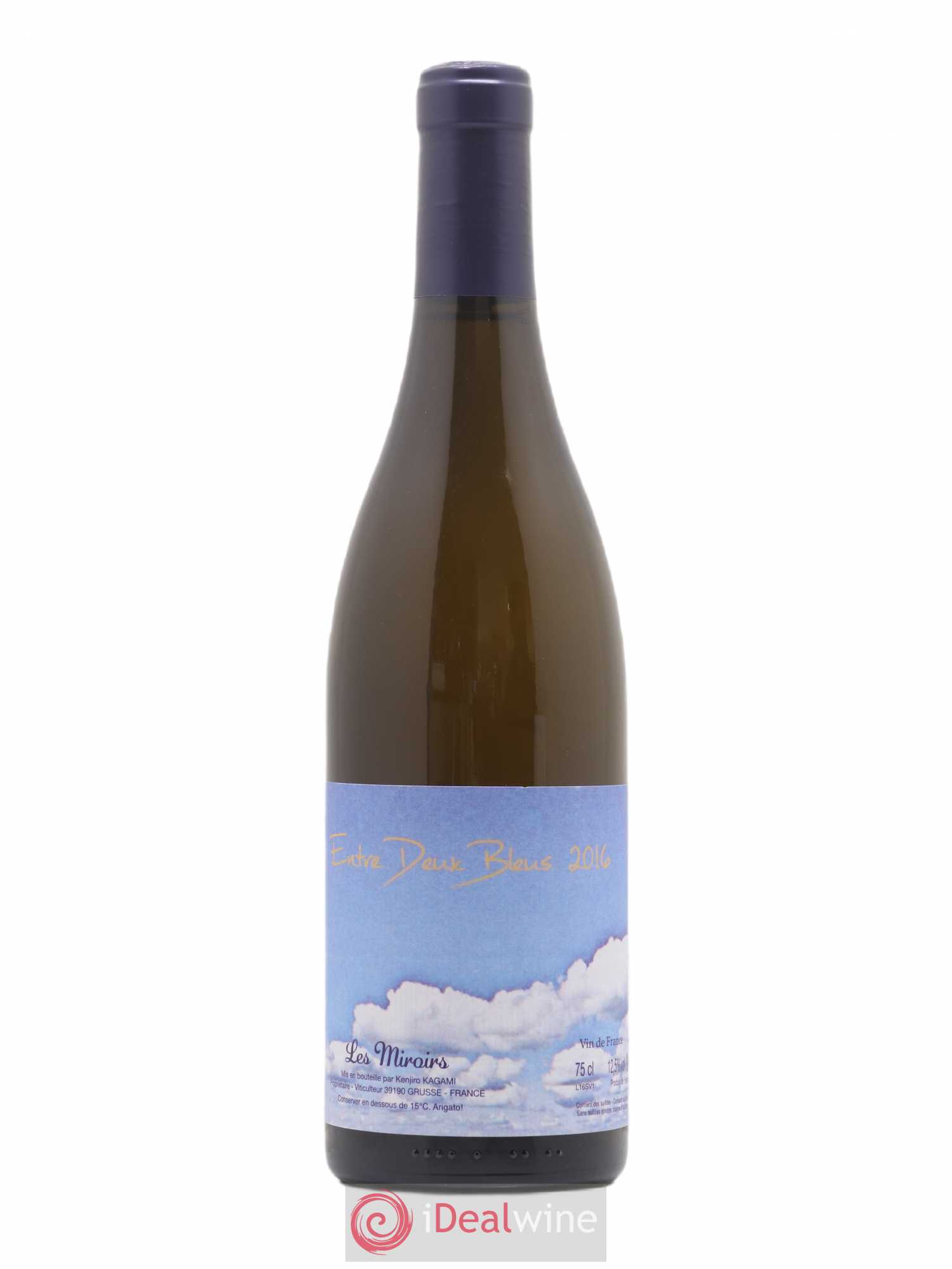 Vin de France Entre Deux Bleus Les saugettes Kenjiro Kagami - Domaine des Miroirs 2016 - Lot de 1 bouteille - 0