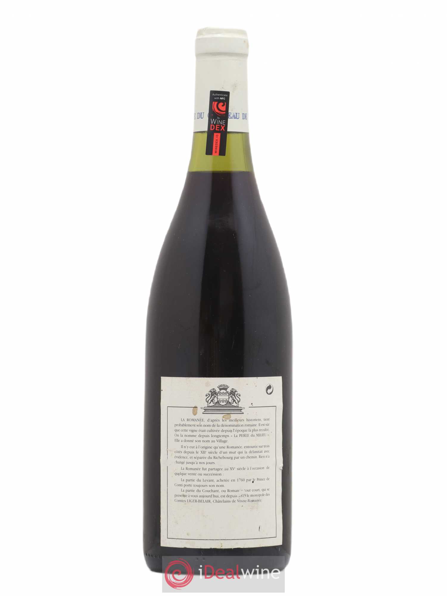 La Romanée Grand Cru Comte Liger-Belair (Domaine du) Bouchard Père et Fils 1986 - Lot de 1 bouteille - 1