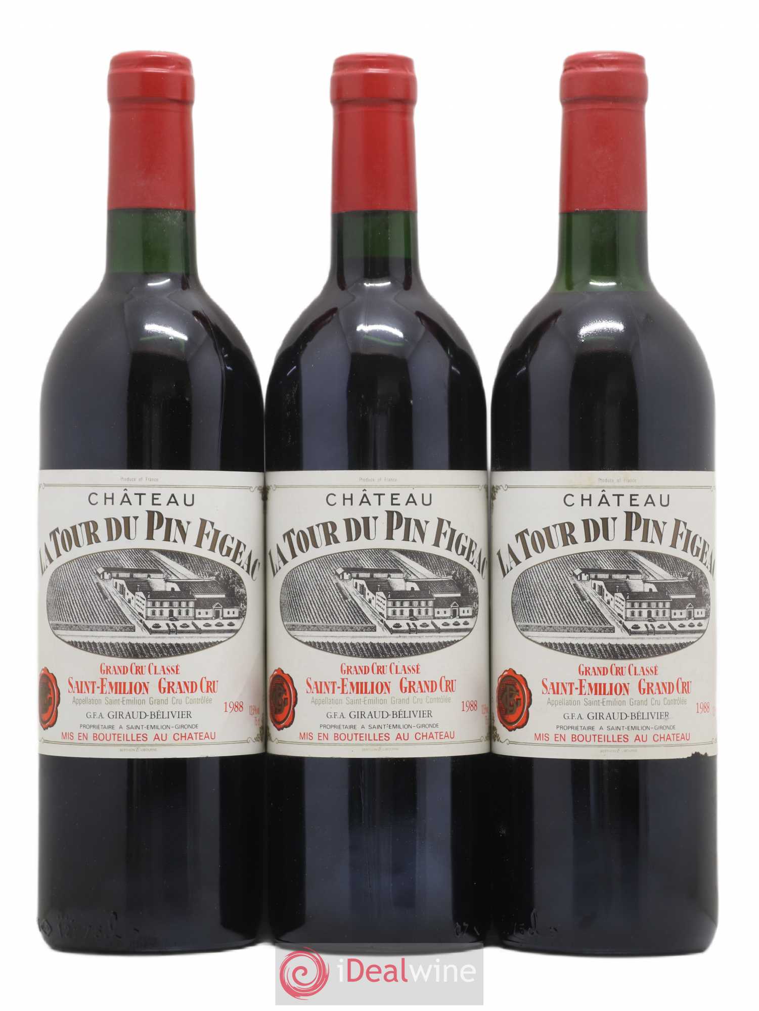 Château la Tour du Pin Figeac 1988 - Lot de 6 bouteilles - 2