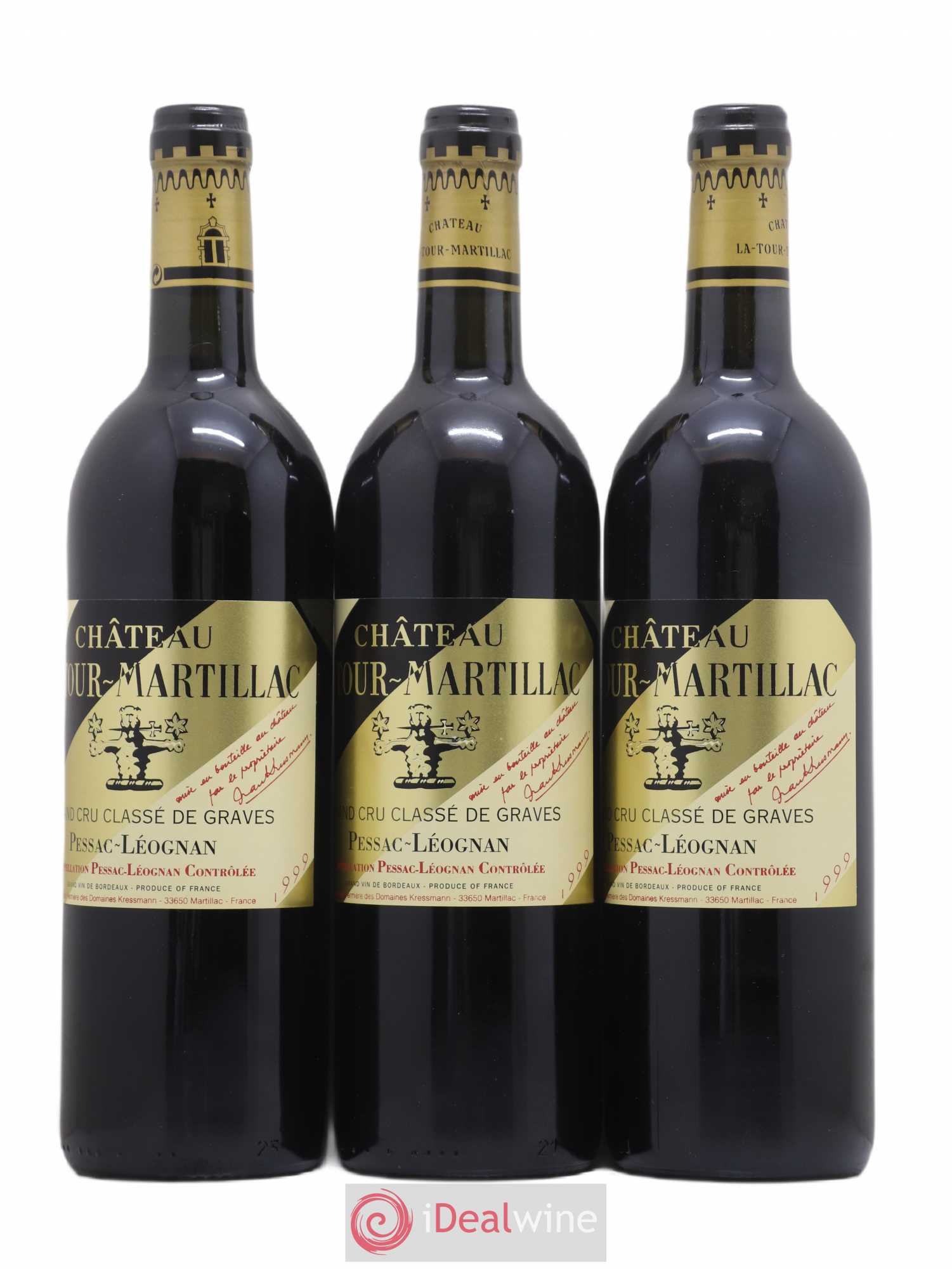 Château Latour-Martillac Cru Classé de Graves 1999 - Lot de 6 bouteilles - 1