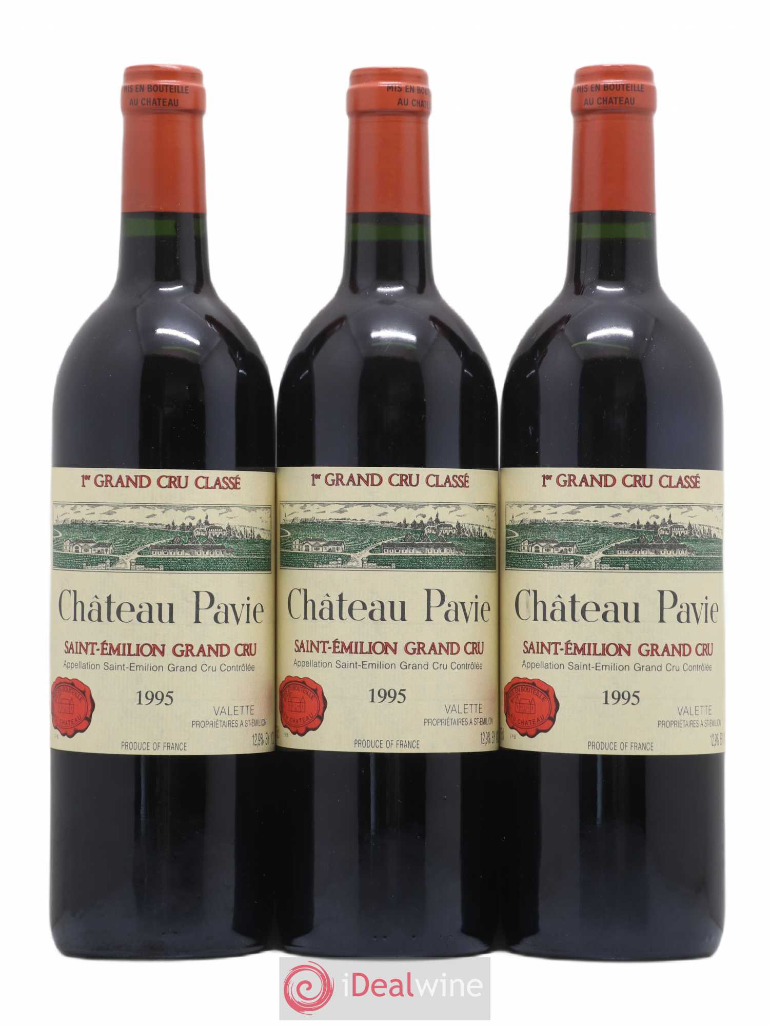 Château Pavie 1er Grand Cru Classé A 1995 - Lot de 6 bouteilles - 1