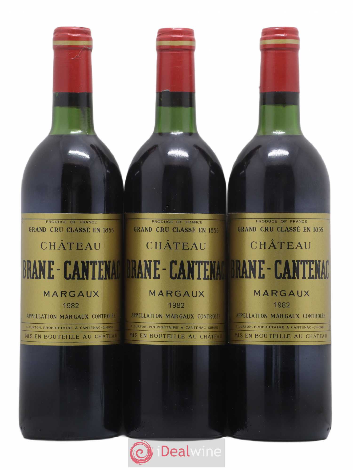Château Brane Cantenac 2ème Grand Cru Classé 1982 - Lot de 6 bouteilles - 1