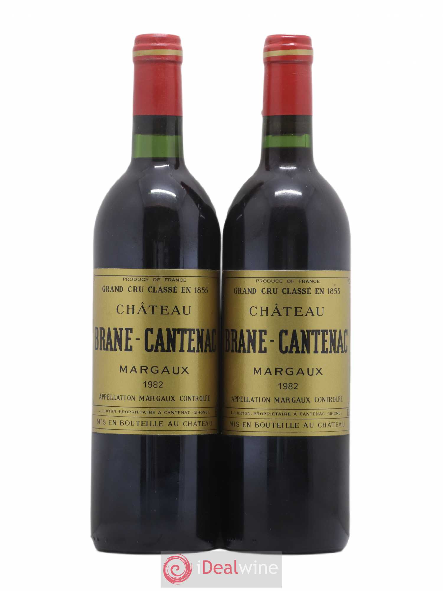 Château Brane Cantenac 2ème Grand Cru Classé 1982 - Lot de 2 bouteilles - 0