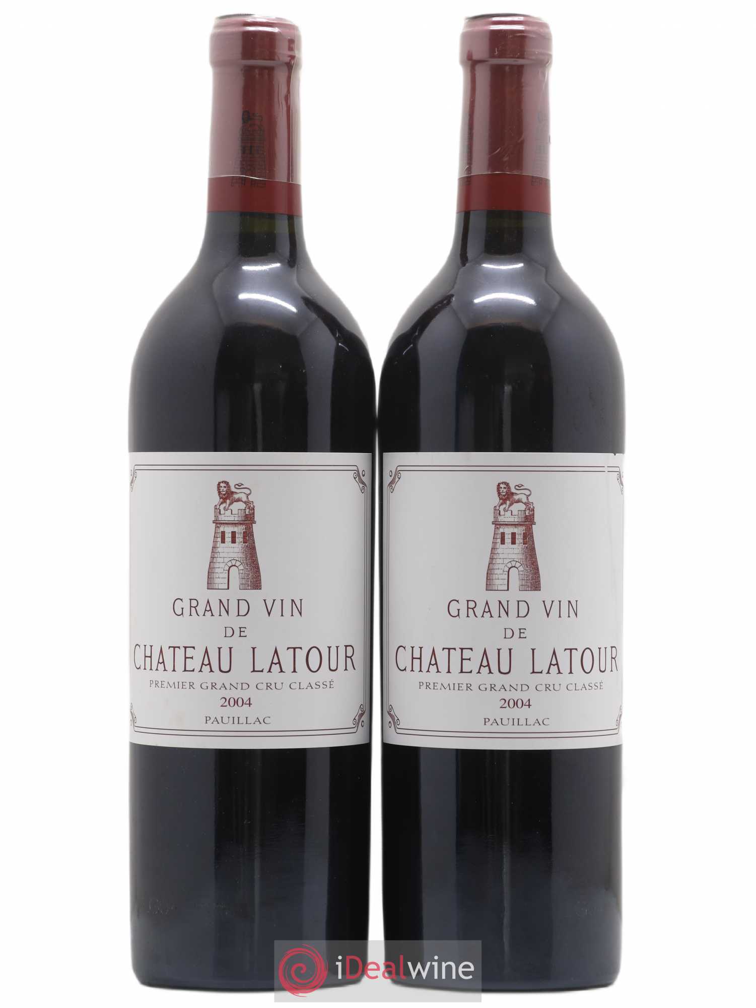 Château Latour 1er Grand Cru Classé 2004 - Lot de 2 bouteilles - 0