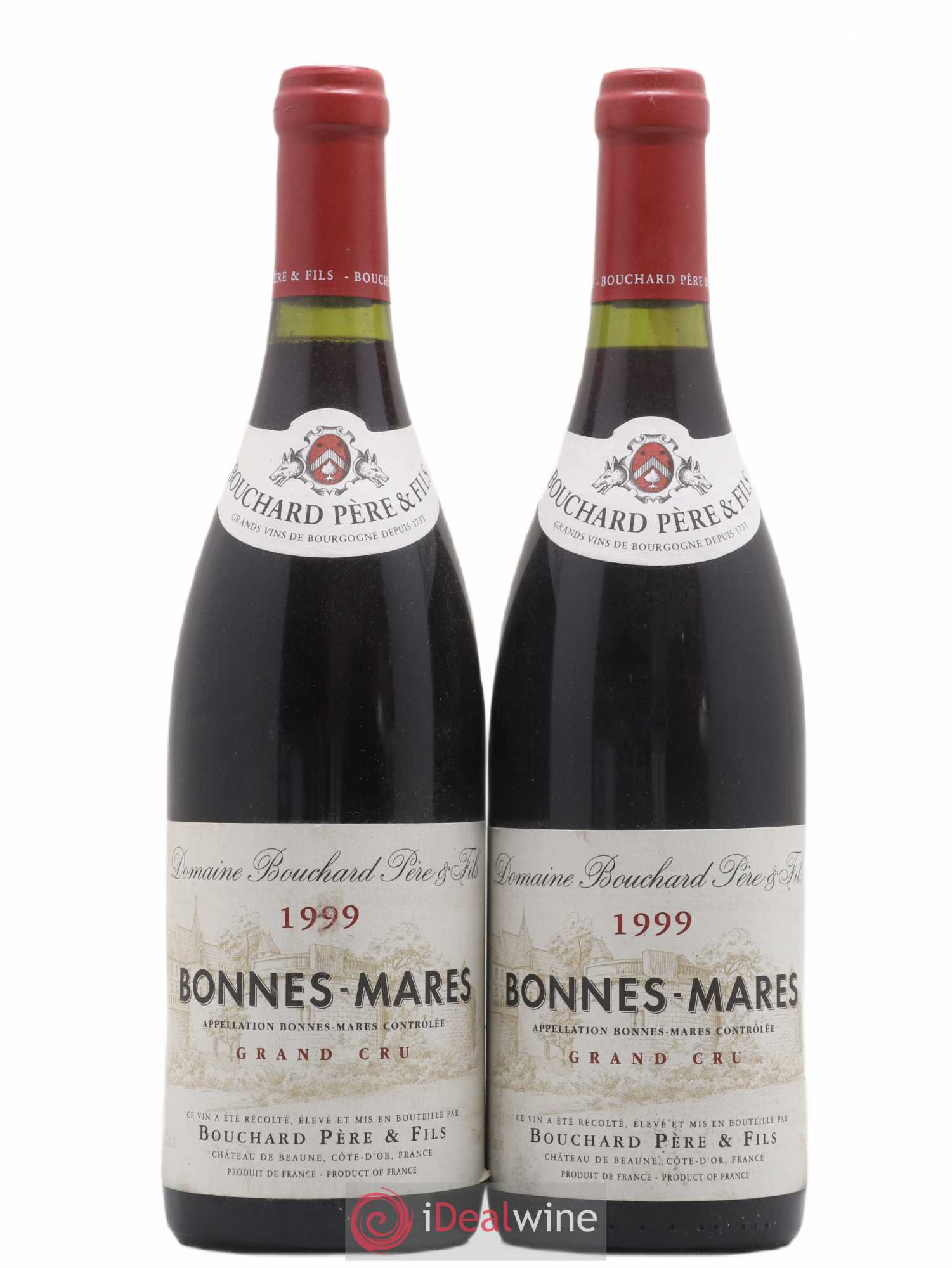 Bonnes-Mares Grand Cru Bouchard Père & Fils 1999 - Lot de 2 bouteilles - 0