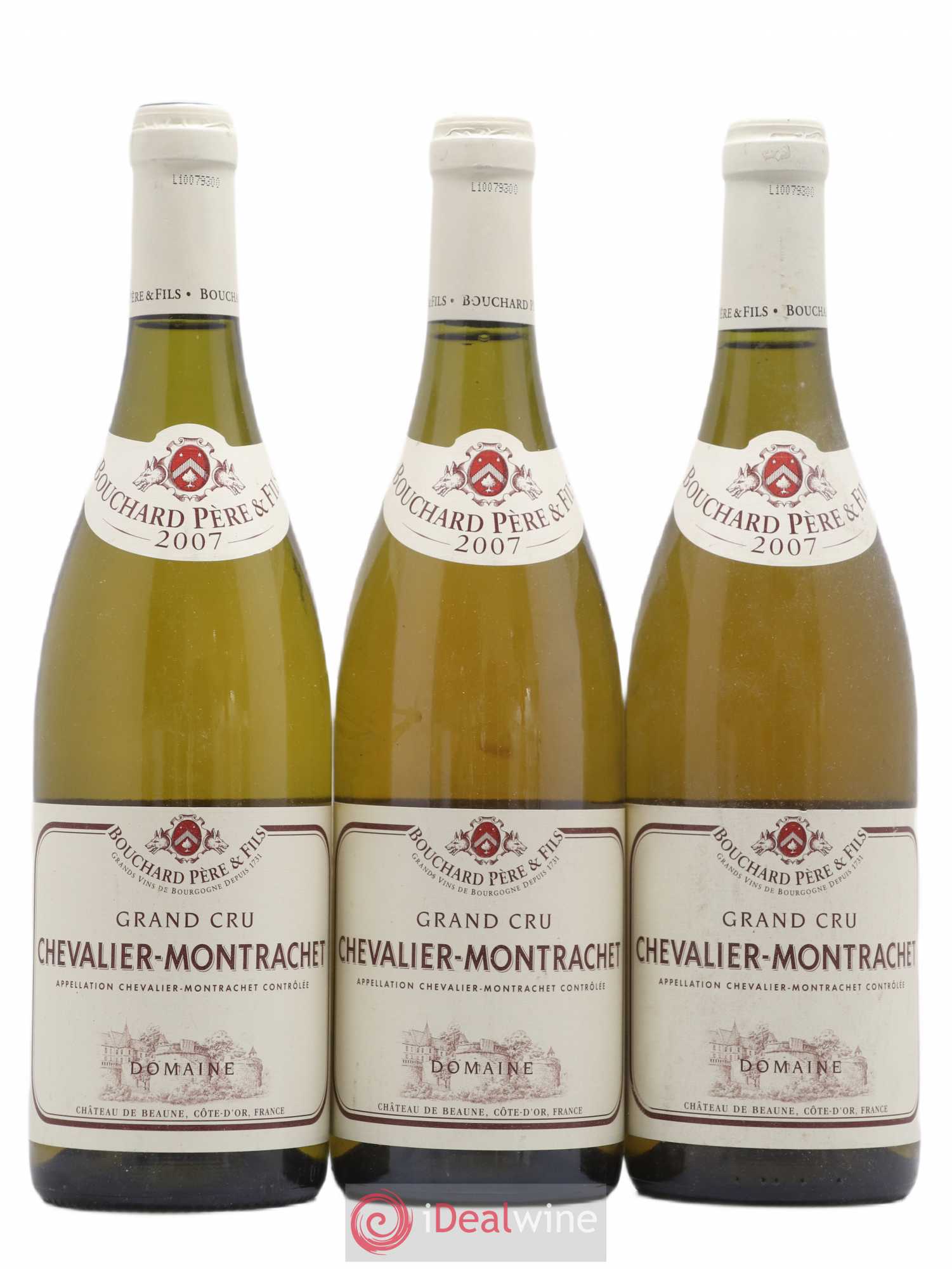 Chevalier-Montrachet Grand Cru Bouchard Père & Fils 2007 - Lot de 3 bouteilles - 0