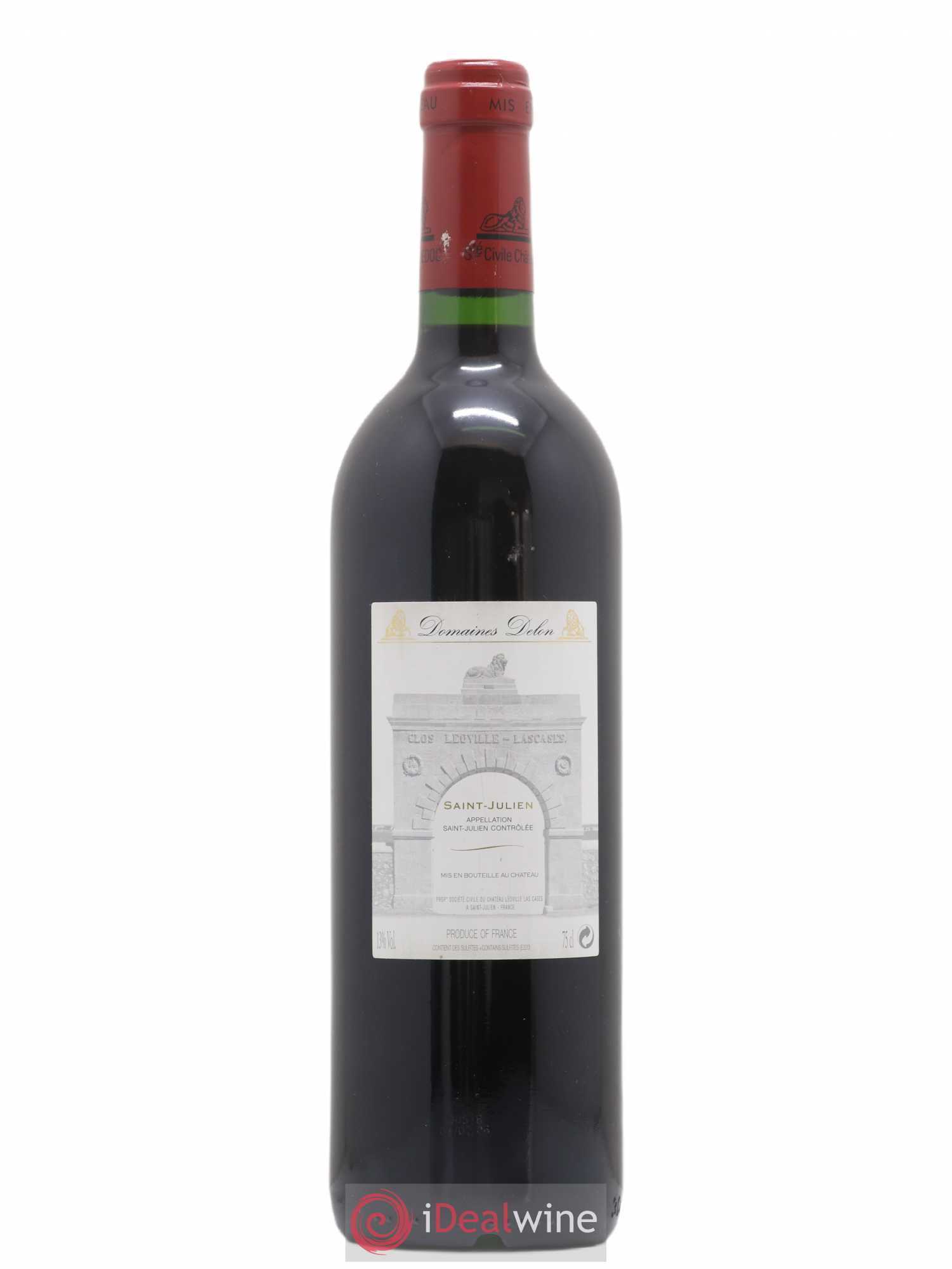 Château Léoville Las Cases 2ème Grand Cru Classé 2003 - Lot de 1 bouteille - 1