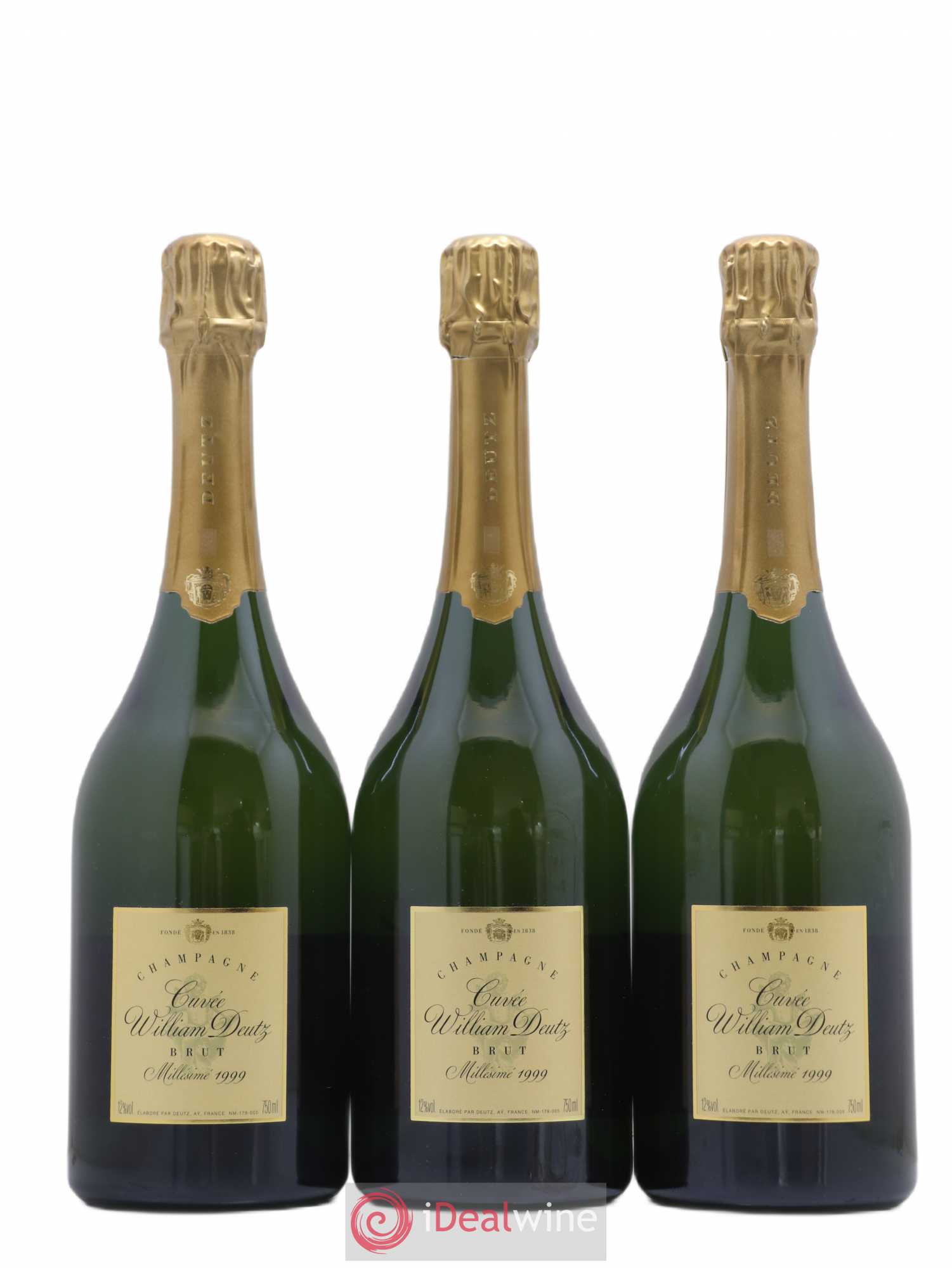 Cuvée William Deutz Deutz 1999 - Lot de 3 bouteilles - 0