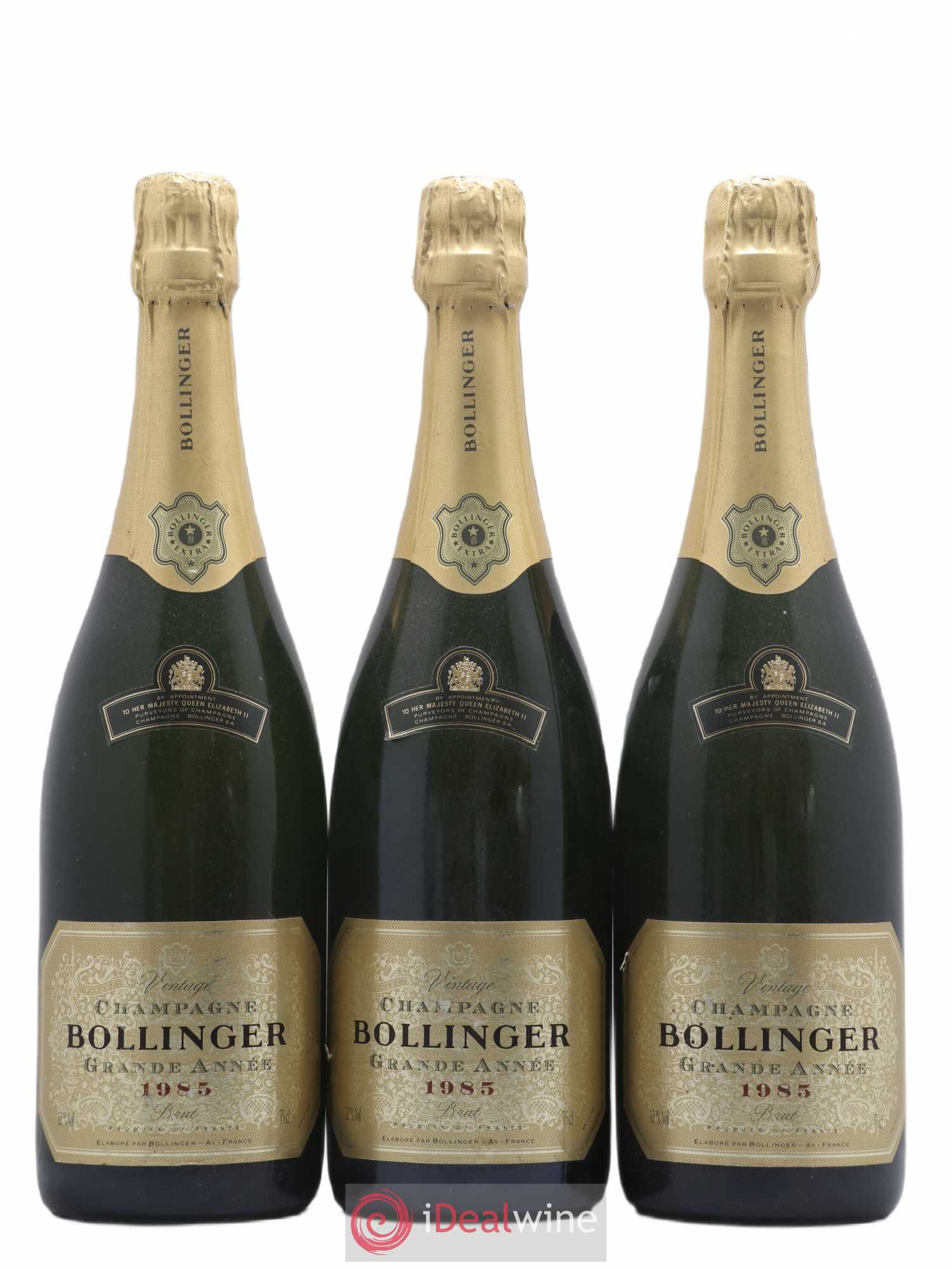 La Grande Année Brut Bollinger 1985 - Lot de 3 bouteilles - 0