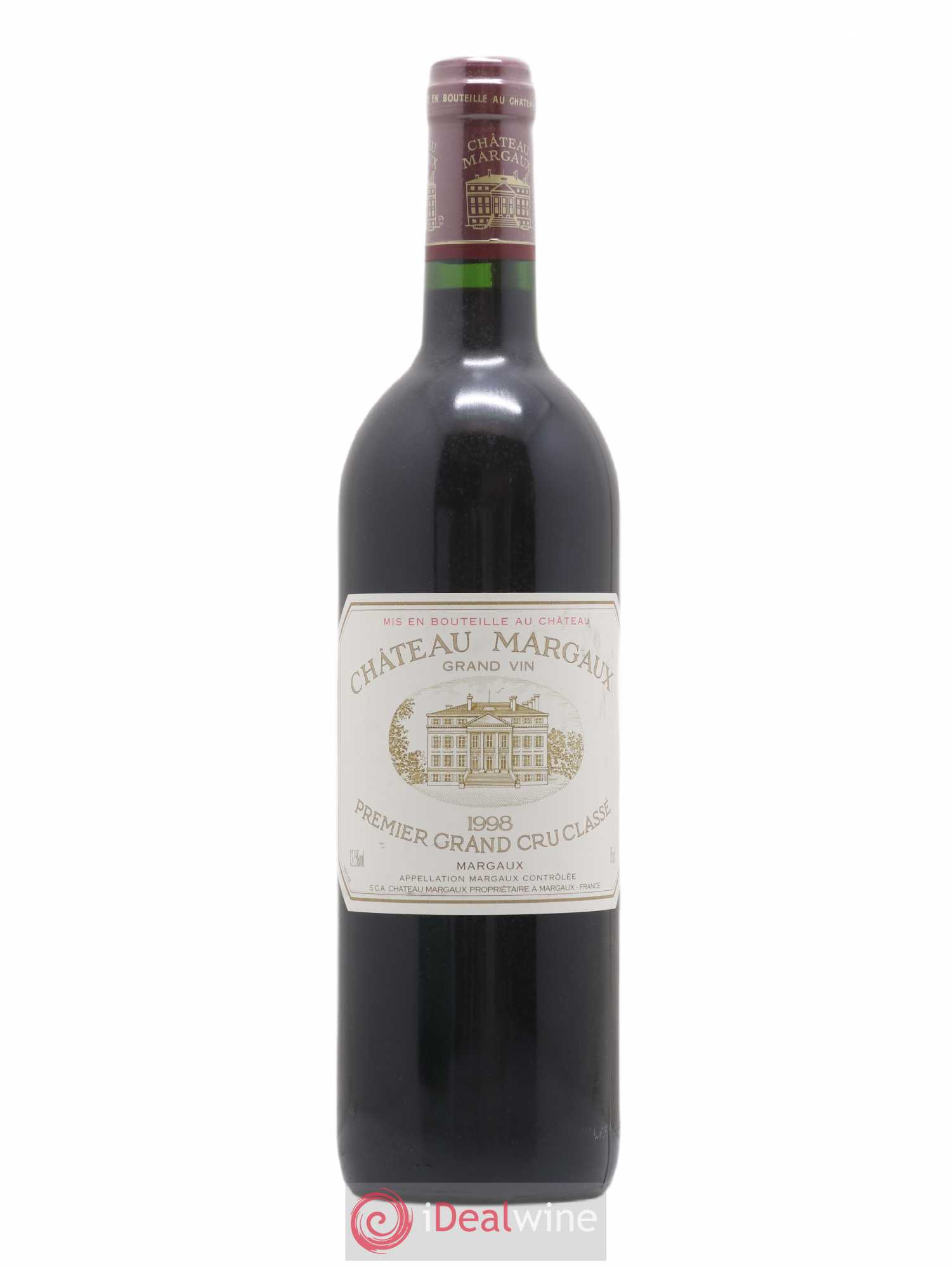 Château Margaux 1er Grand Cru Classé 1998 - Lot de 1 bouteille - 0