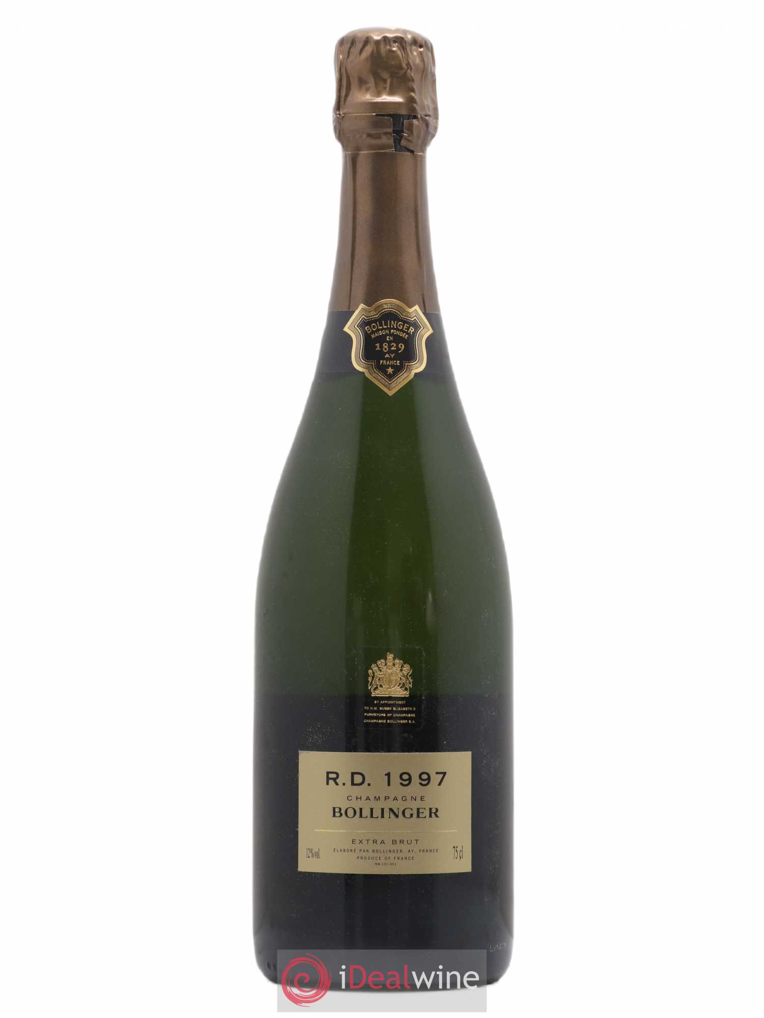 R.D. Extra-Brut Bollinger 1997 - Lot de 1 bouteille - 0