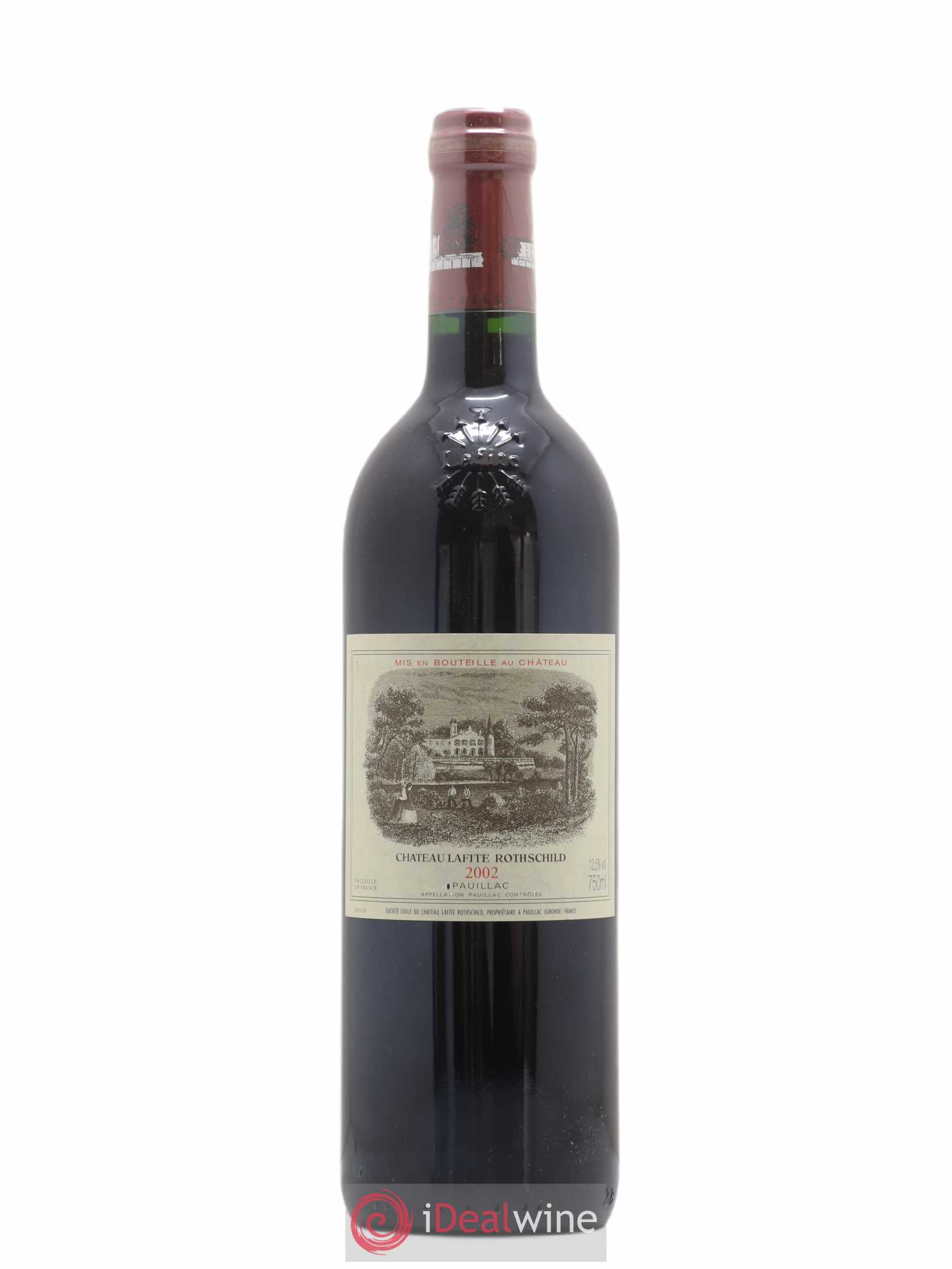 Château Lafite Rothschild 1er Grand Cru Classé 2002 - Lot de 1 bouteille - 0
