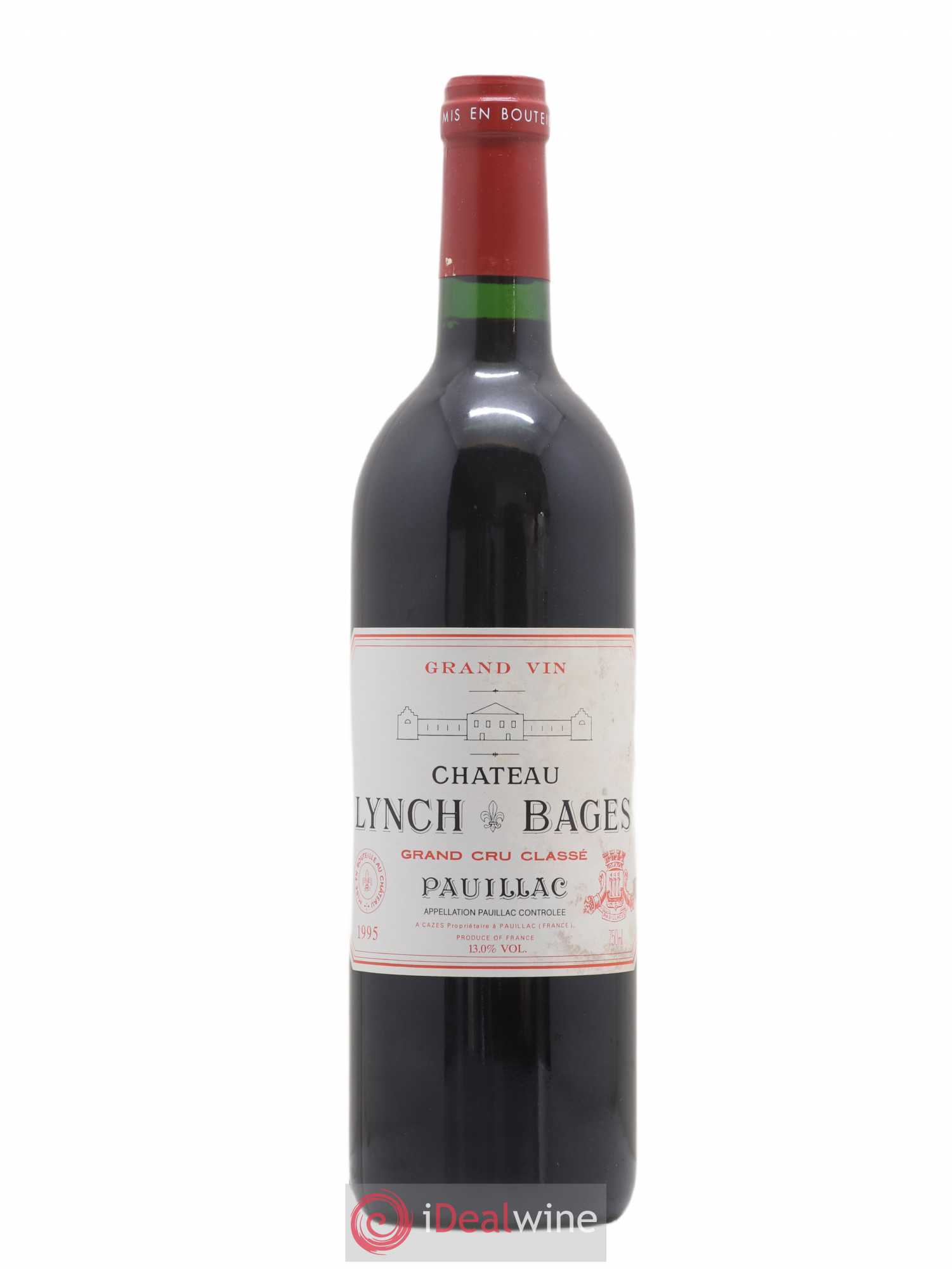 Château Lynch Bages 5ème Grand Cru Classé 1995 - Lot de 1 bouteille - 0