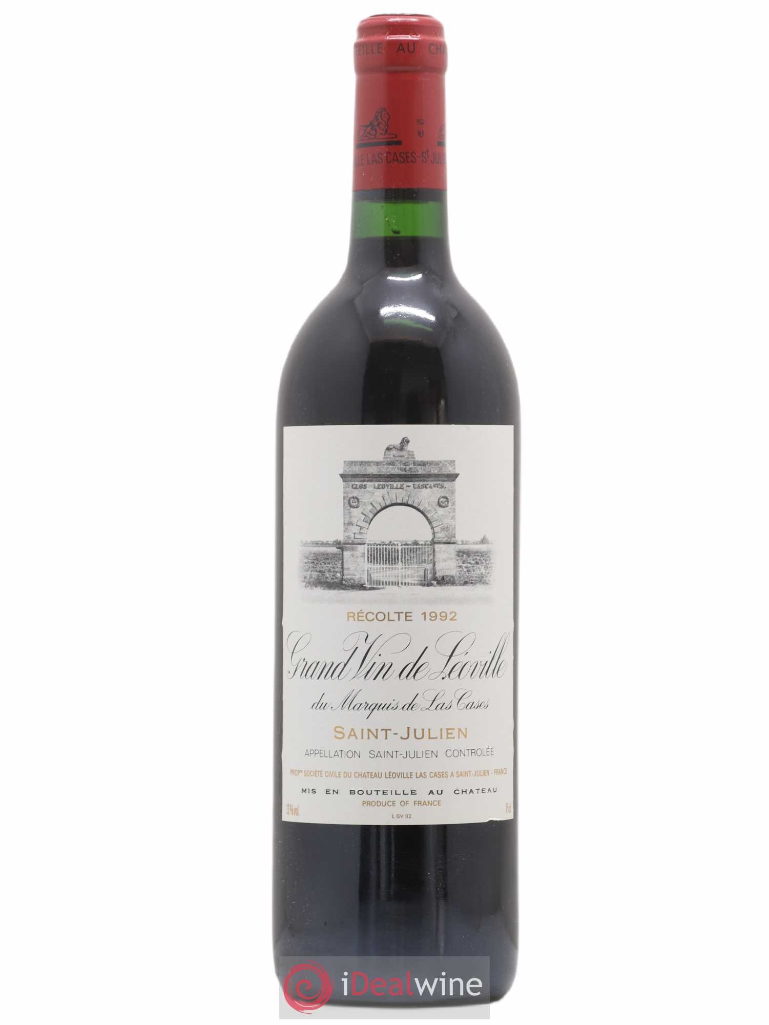 Château Léoville Las Cases 2ème Grand Cru Classé 1992 - Lot de 1 bouteille - 0