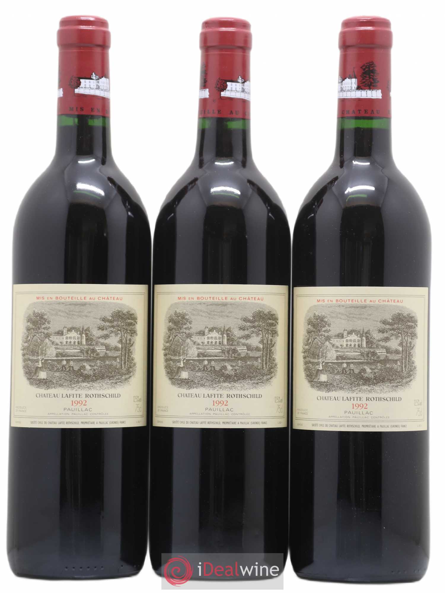 Château Lafite Rothschild 1er Grand Cru Classé 1992 - Lot de 12 bouteilles - 2