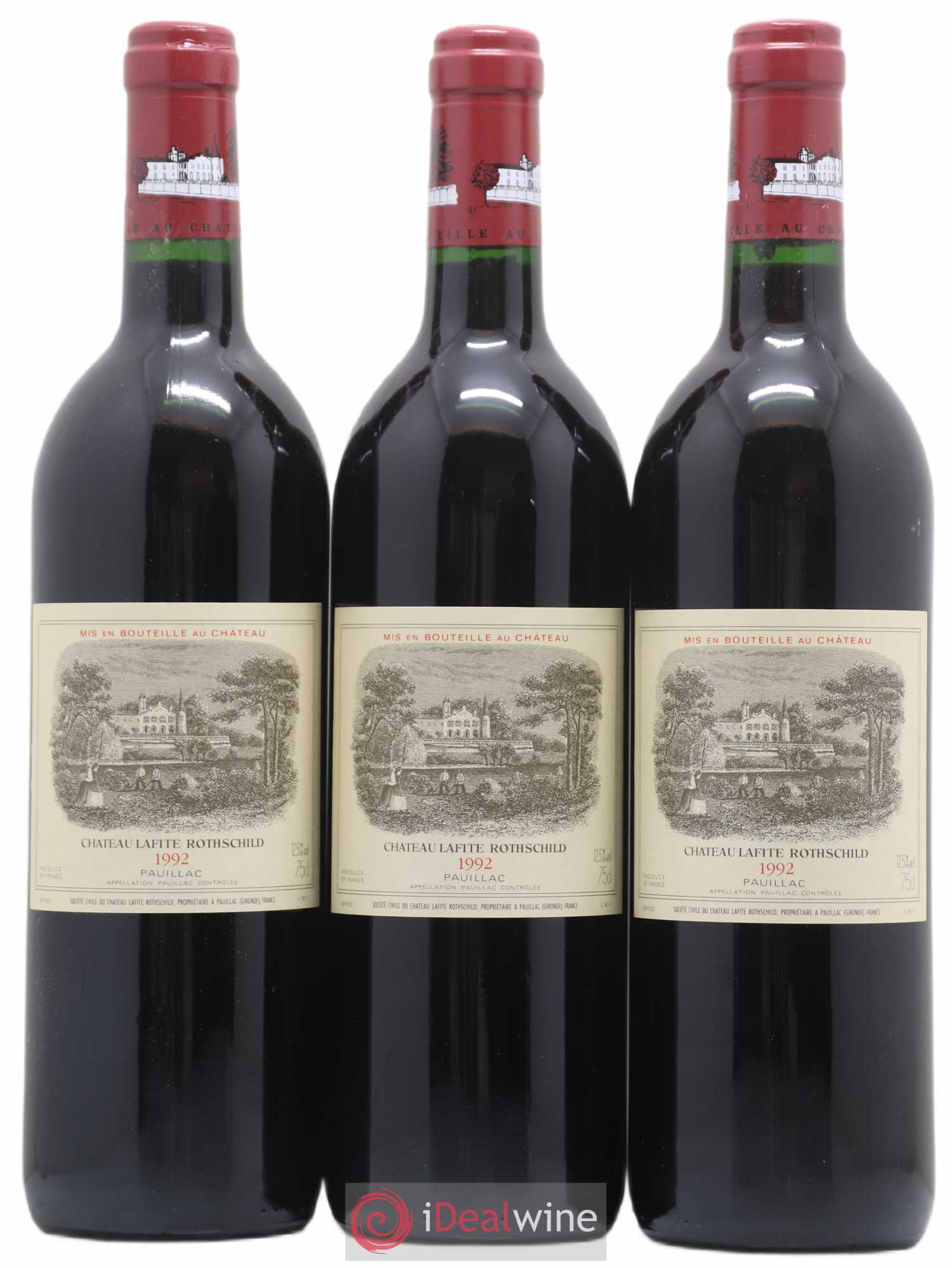 Château Lafite Rothschild 1er Grand Cru Classé 1992 - Lot de 12 bouteilles - 4