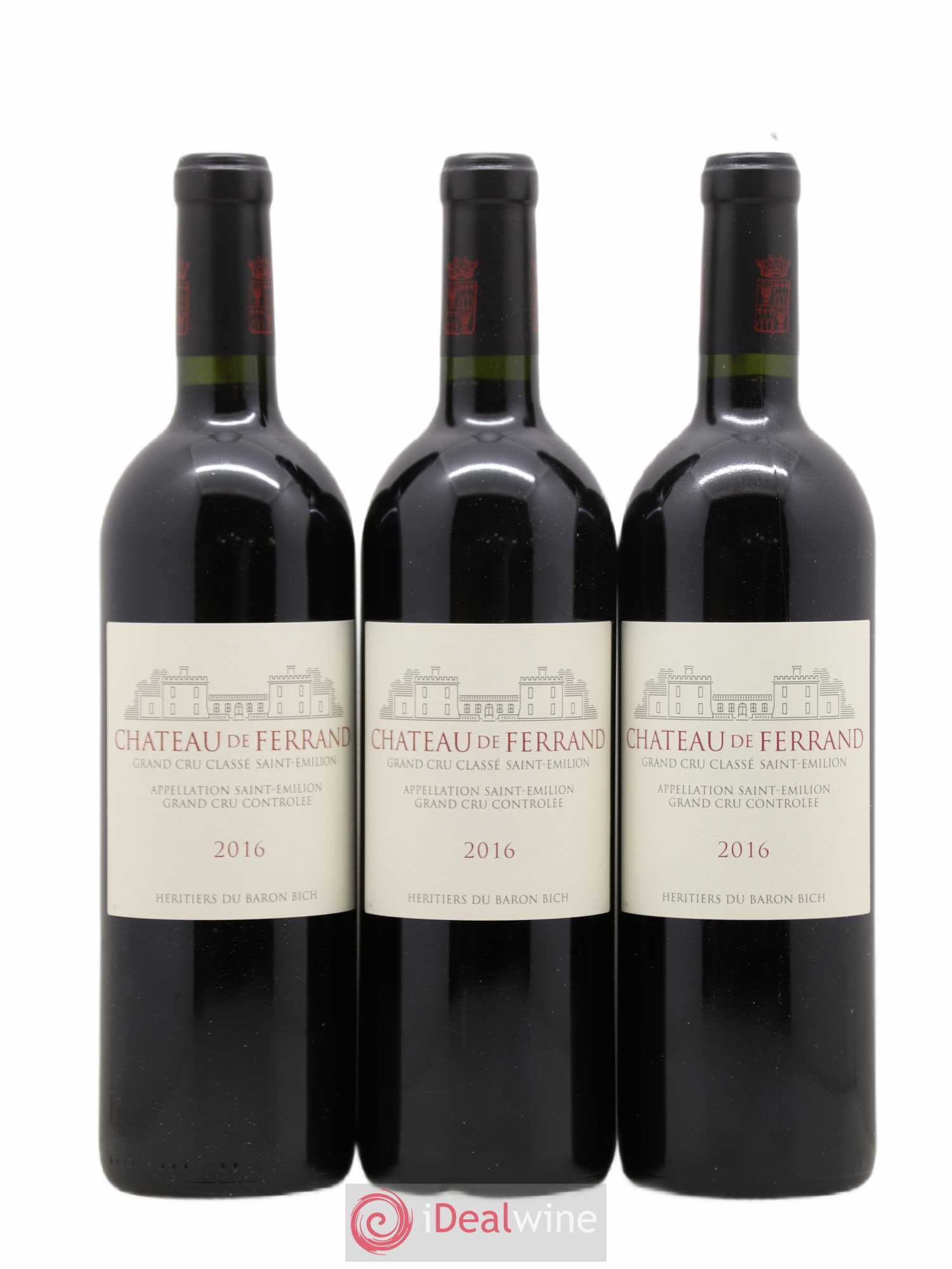 Château de Ferrand Grand Cru Classé (sans prix de réserve) 2016 - Lot de 12 bouteilles - 2