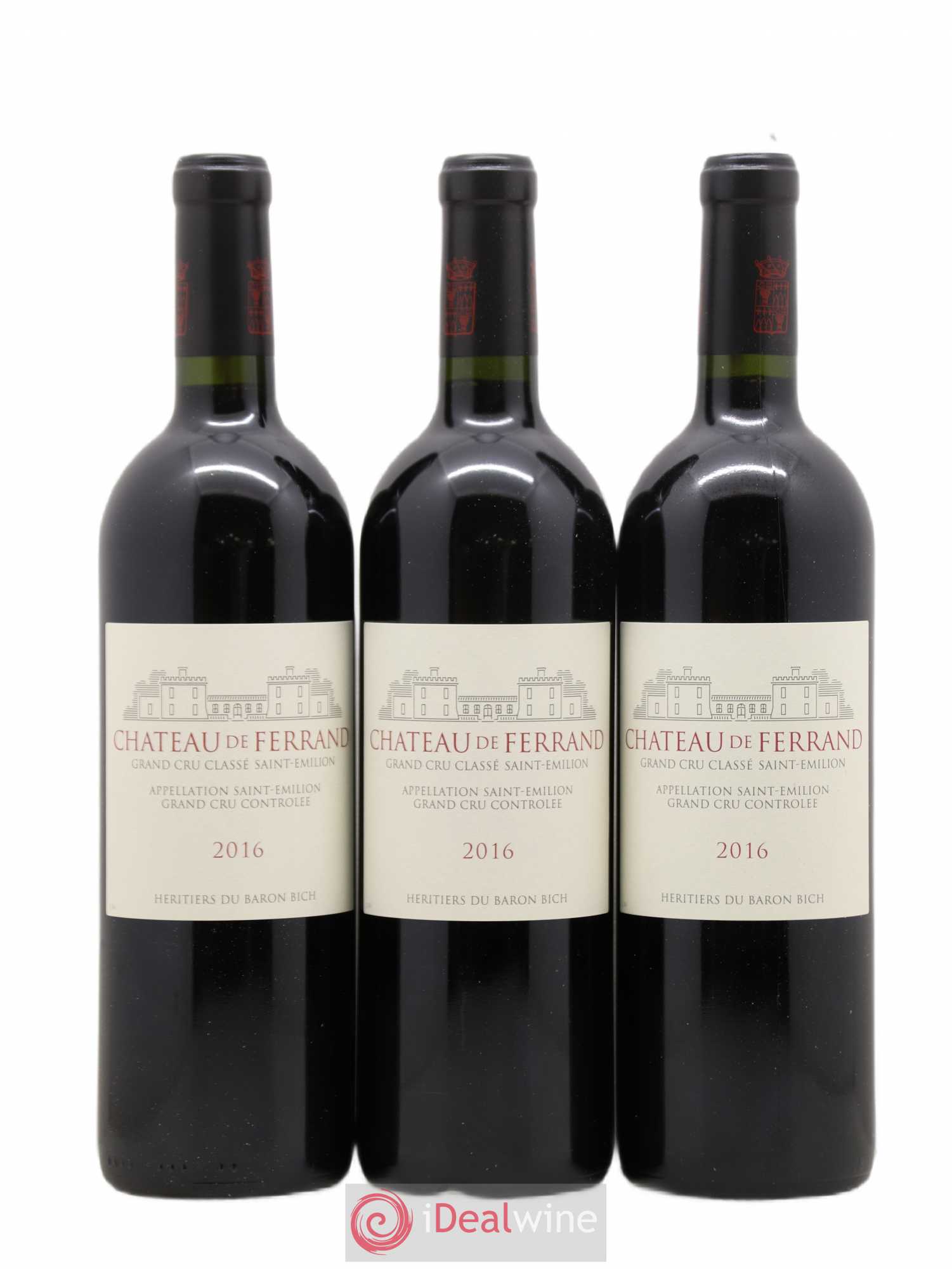 Château de Ferrand Grand Cru Classé (sans prix de réserve) 2016 - Lot de 12 bouteilles - 3