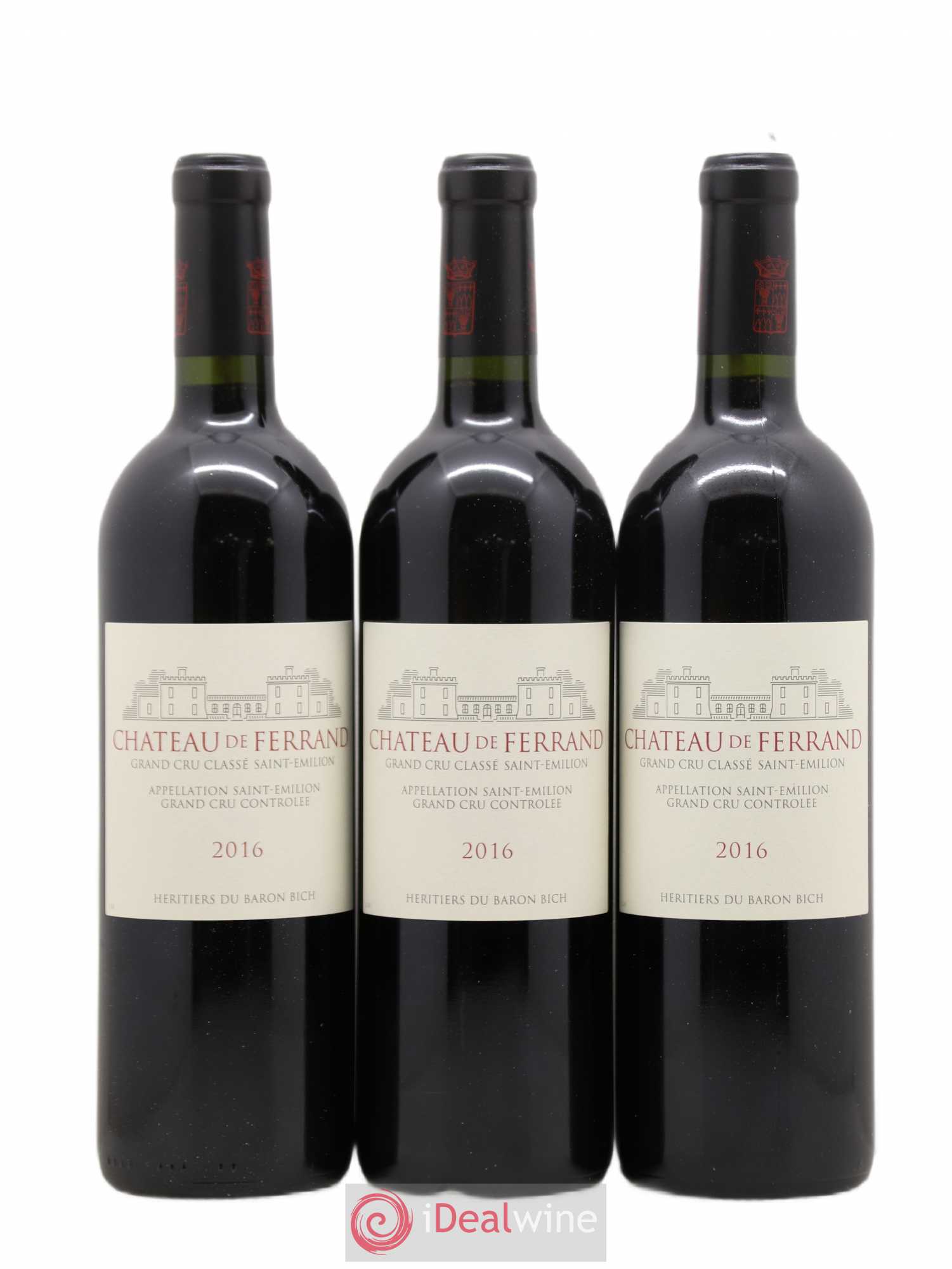 Château de Ferrand Grand Cru Classé (sans prix de réserve) 2016 - Lot de 12 bouteilles - 4