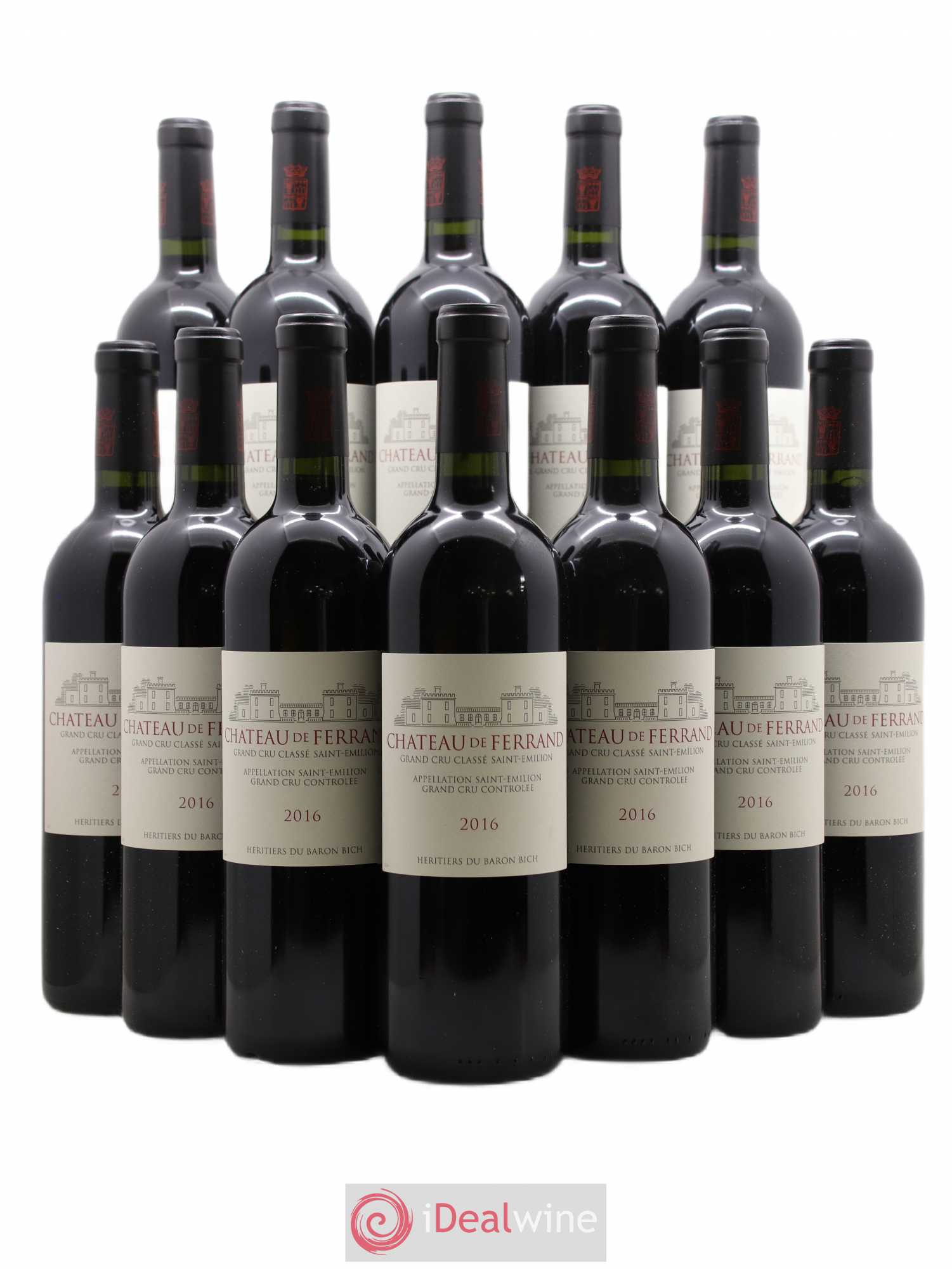Château de Ferrand Grand Cru Classé (sans prix de réserve) 2016 - Lot de 12 bouteilles - 0