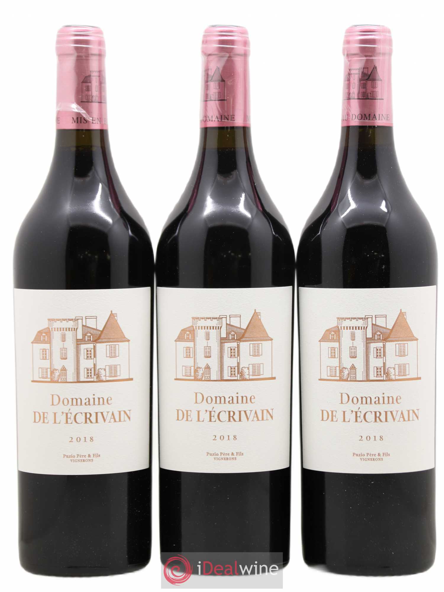 Sud-Ouest Vin de Pays du Périgord Domaine de l'Ecrivain (sans prix de réserve) 2018 - Lot de 6 bouteilles - 1